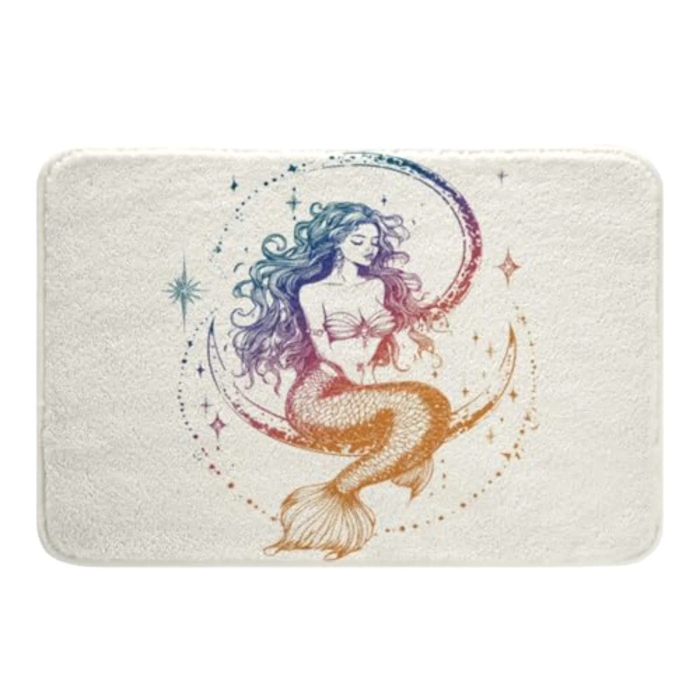 Mermaid Bathroom Rug Mat Rug