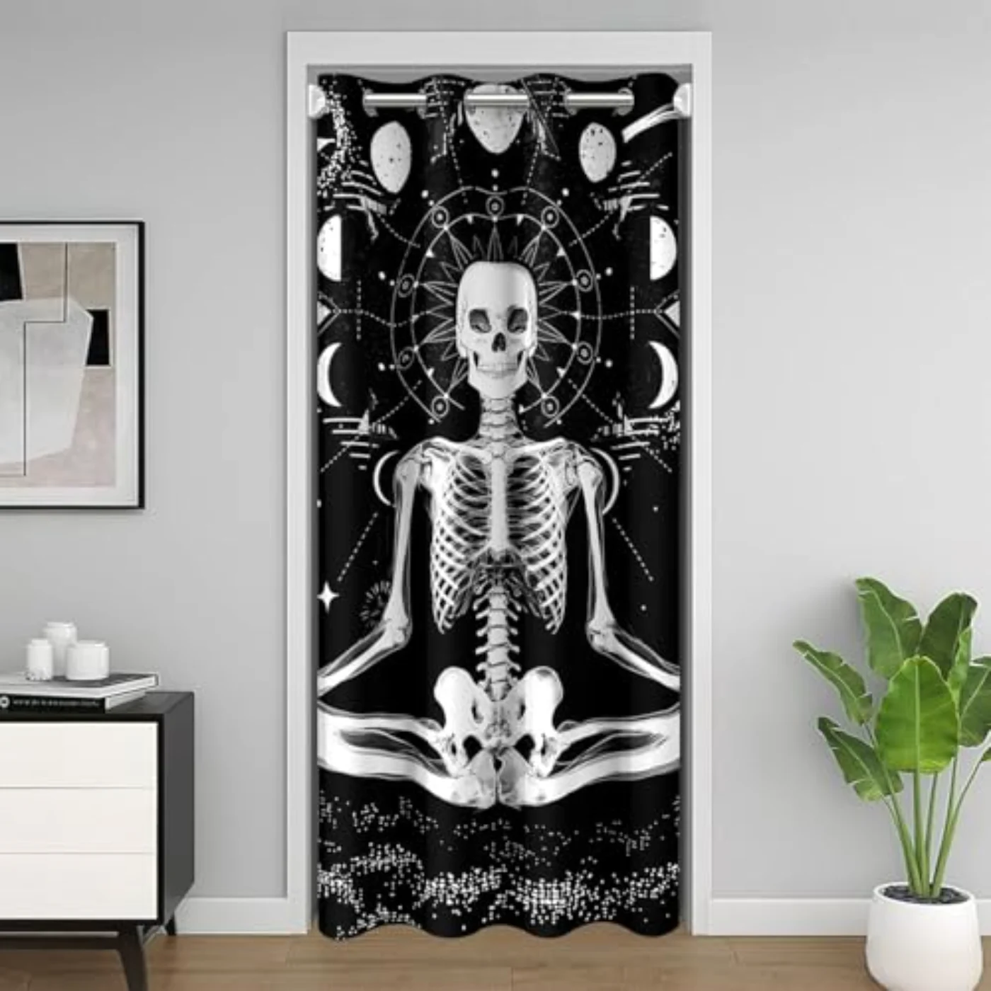 Skull Blackout Curtain Curtains