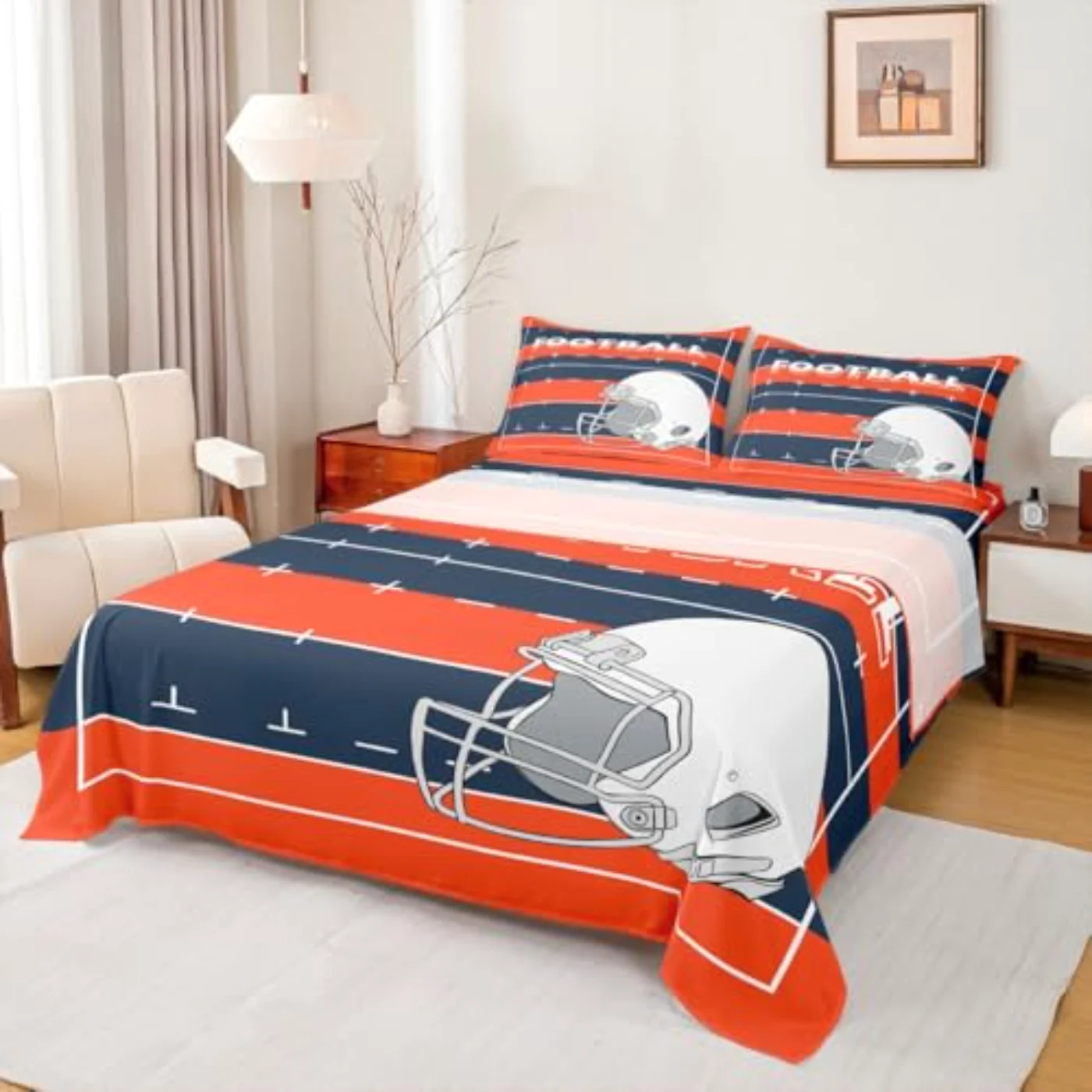 Gridiron Sports Theme Sheets Boys Sheet Set, Full