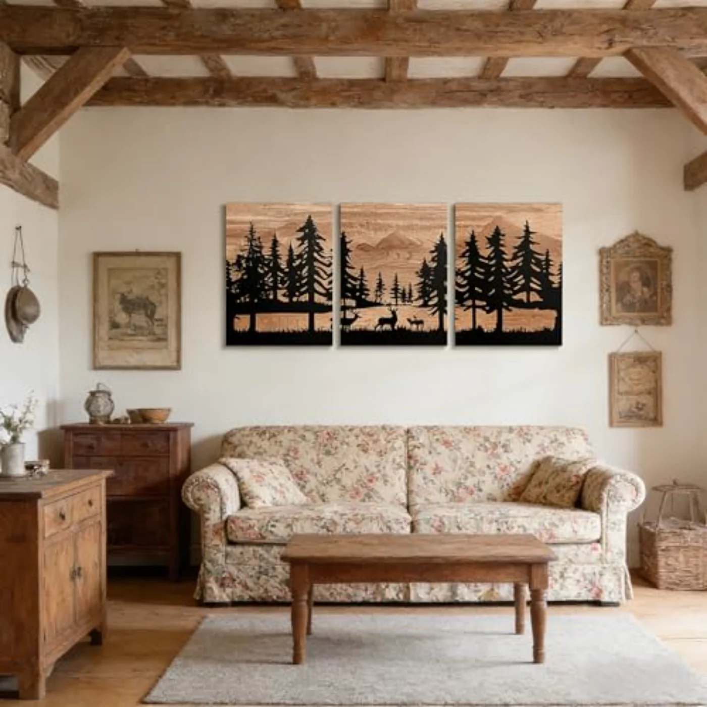 Rustic Farmhouse Canvas Wall Art Wall Hanging