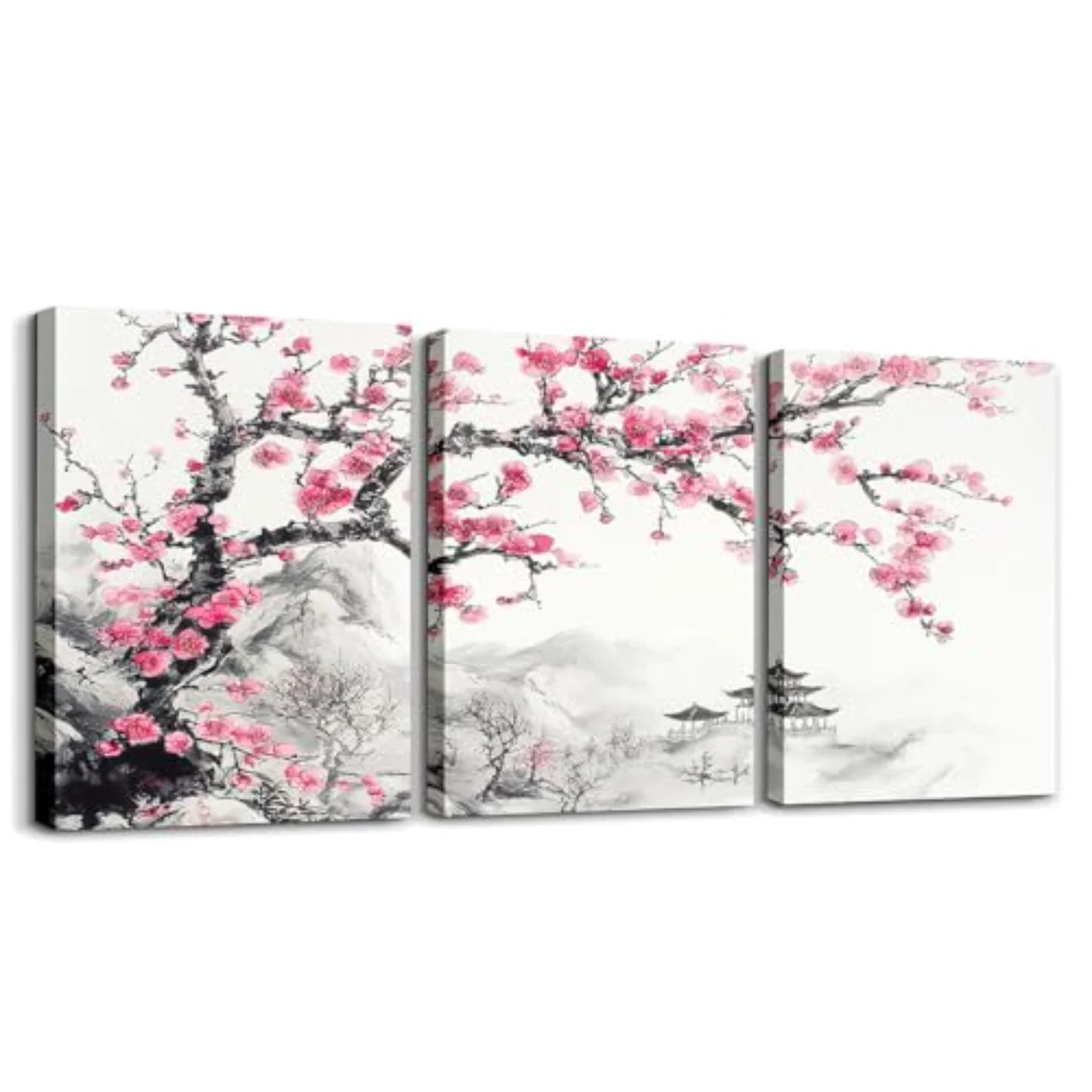 Japanese Flower Canvas Wall Art Wall Hanging