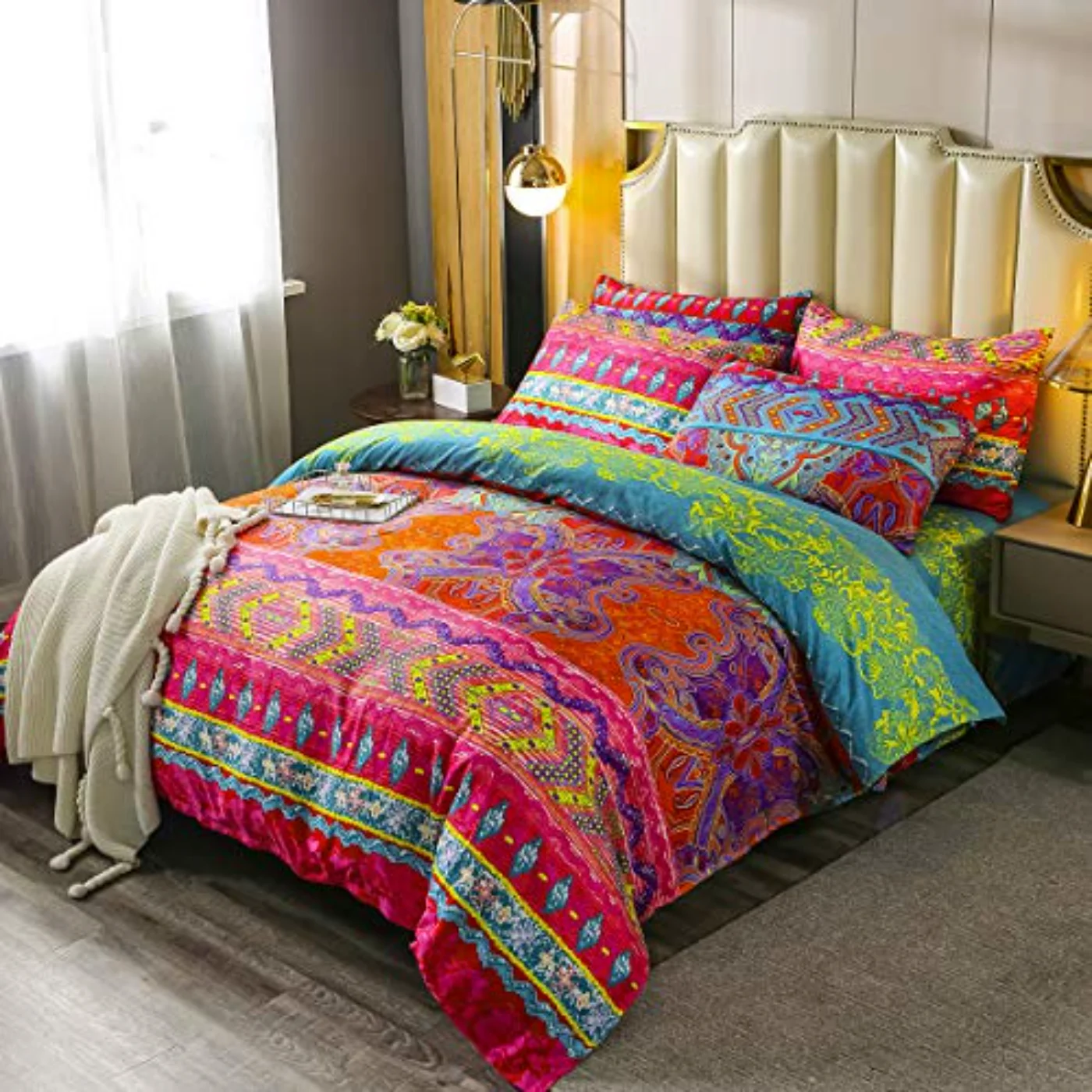 Bohemian Exotic Style Coverset Boho Duvet (BG44)