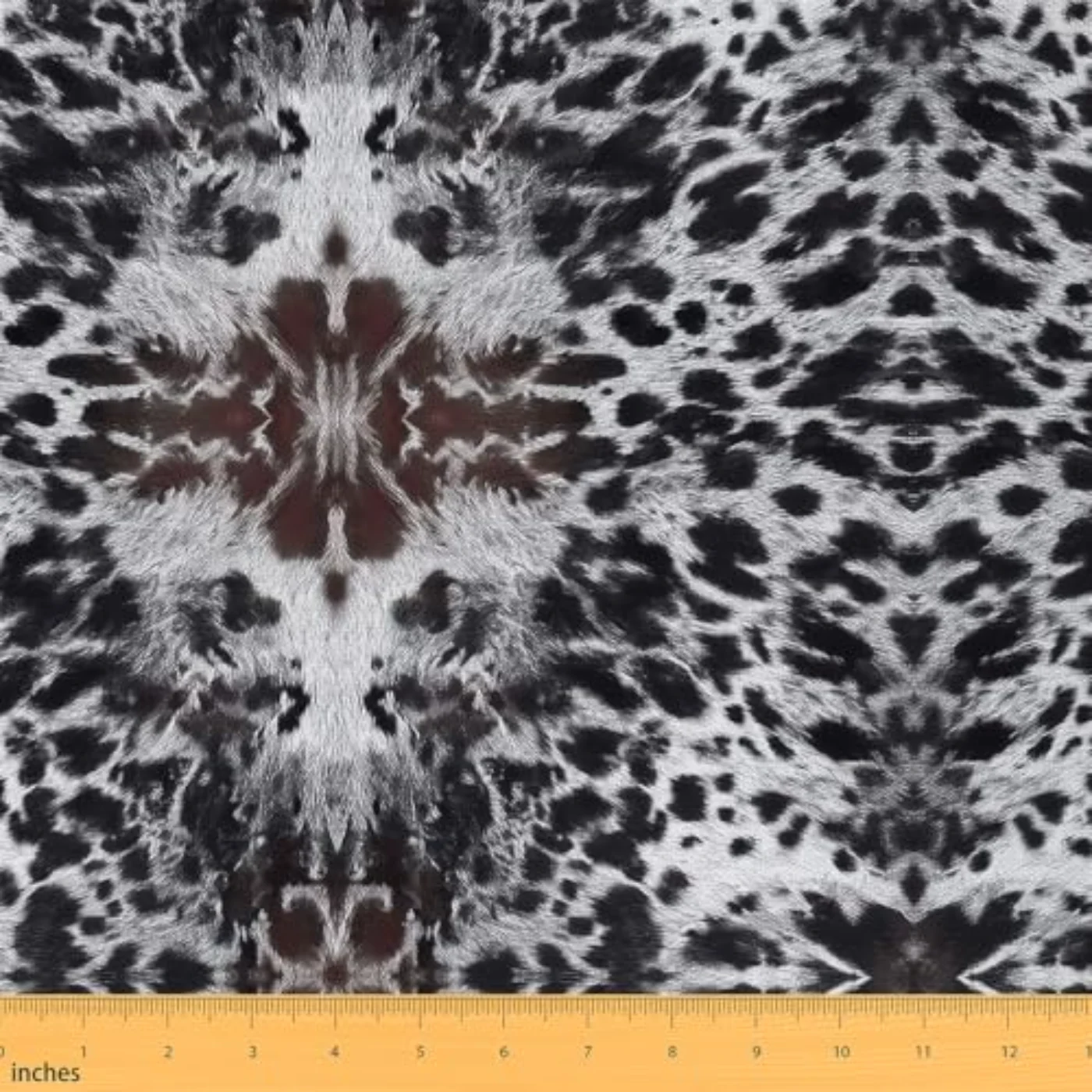 Western Brown Cowhide Fabric By Comforter Set