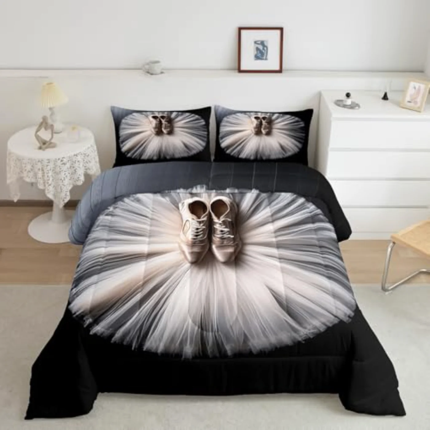 Ballet Ballerina Outfit Girls Kids Comforter Set, Twin