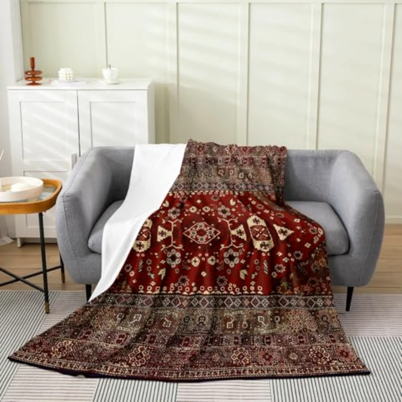 Boho Tribal Boho Throw Blanket Throw