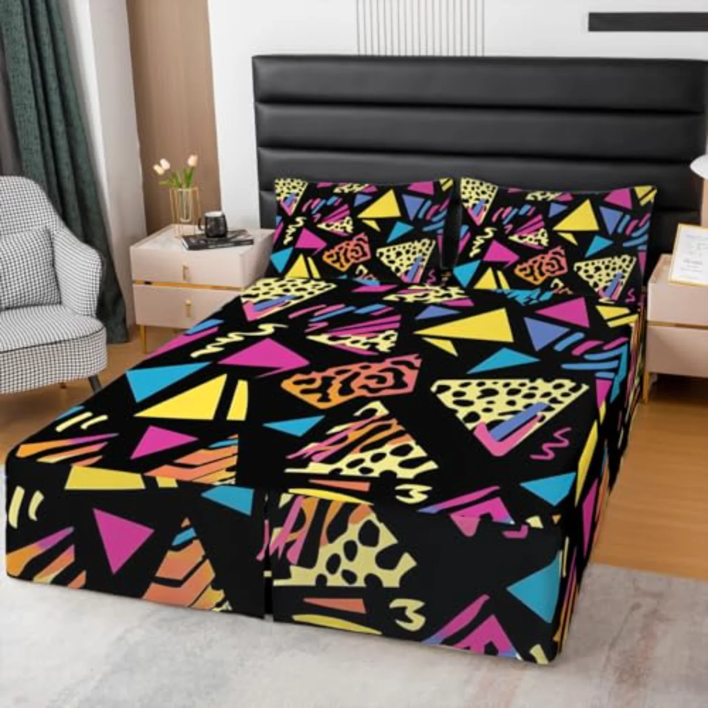S Skirts Beds Comforter Set, Queen