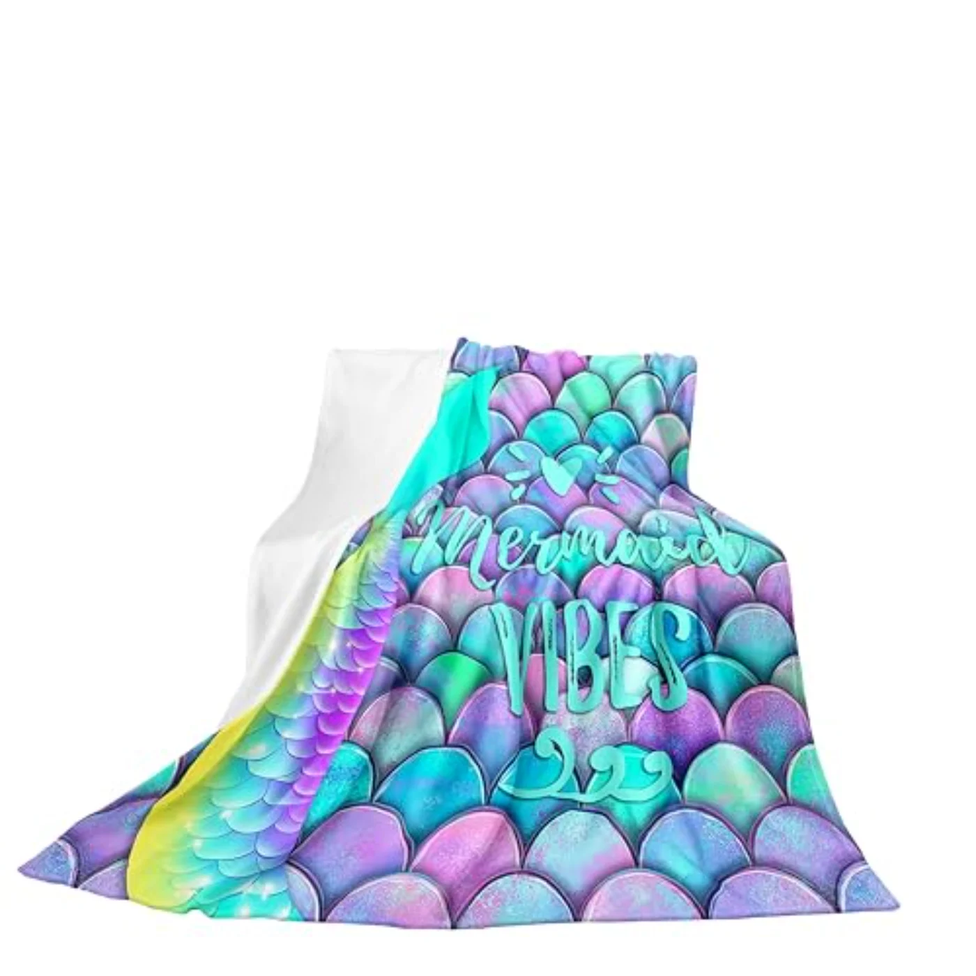Mermaid Flannel Blanket Baby Kids Throw