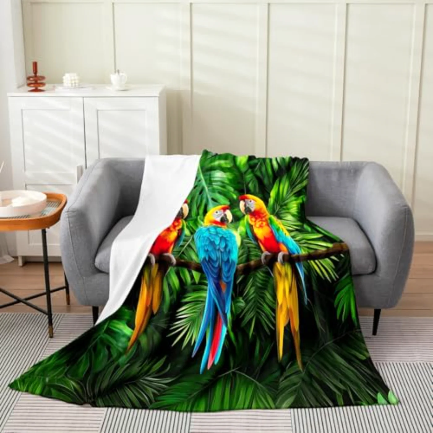 Parrot Blanket All Season Throw, Queen