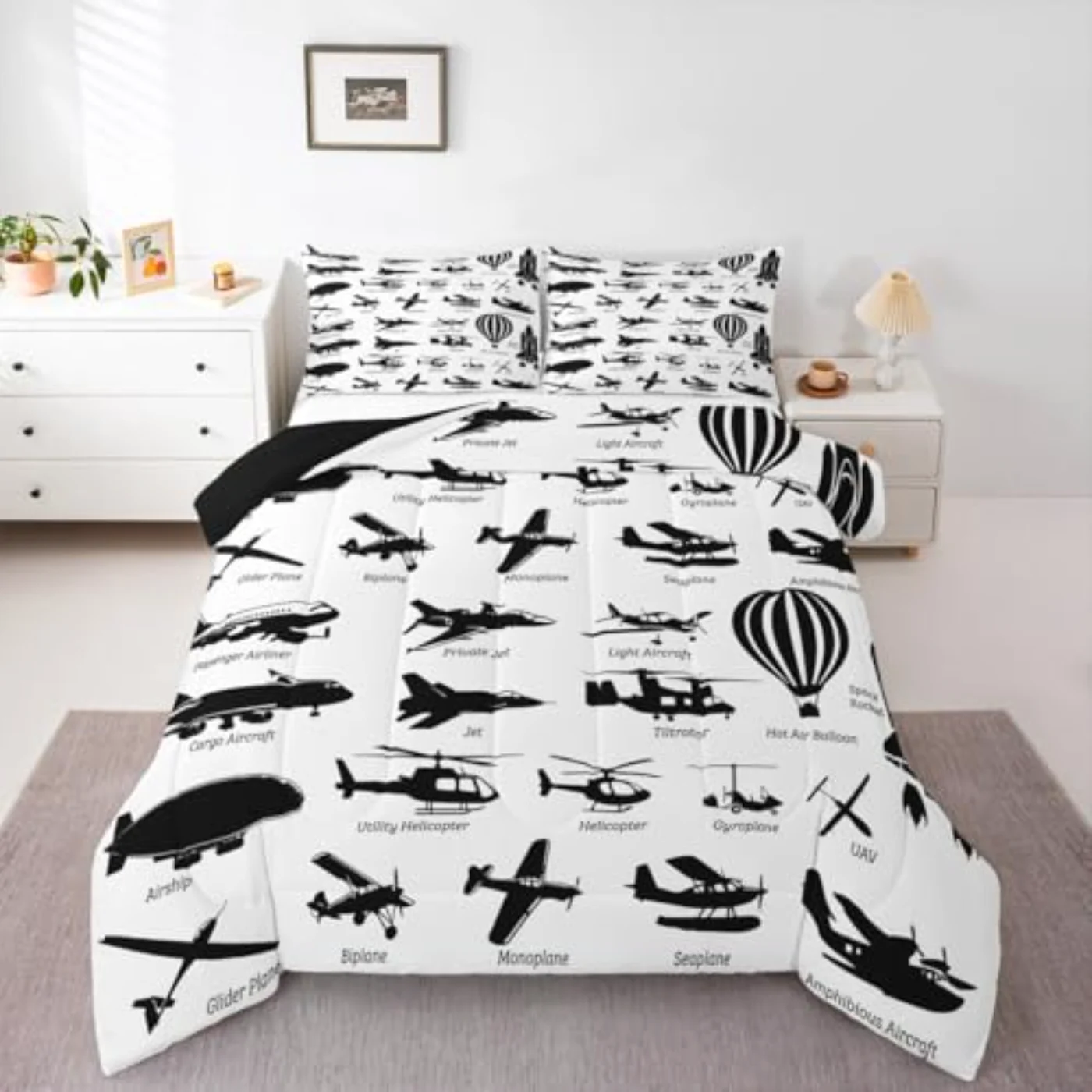 Airplane Comforter Set, Twin