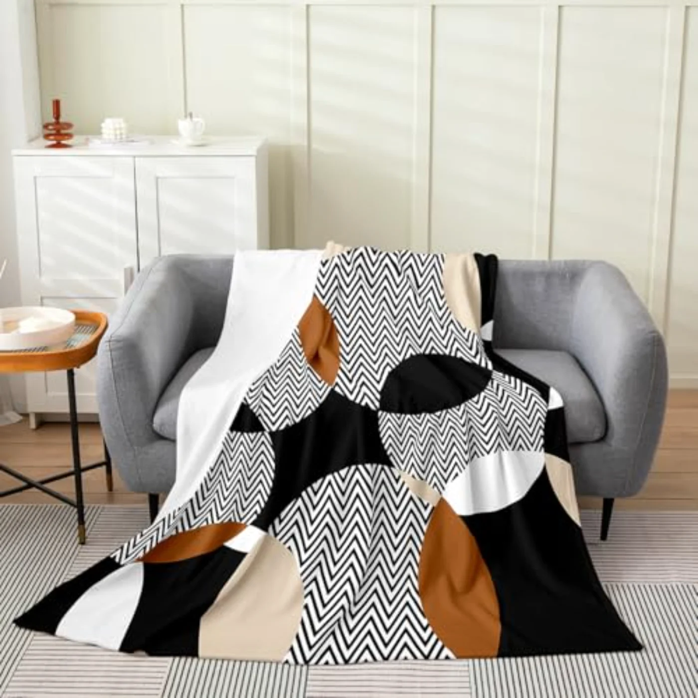 Circle Swirls Throw Blanket Throw Throw