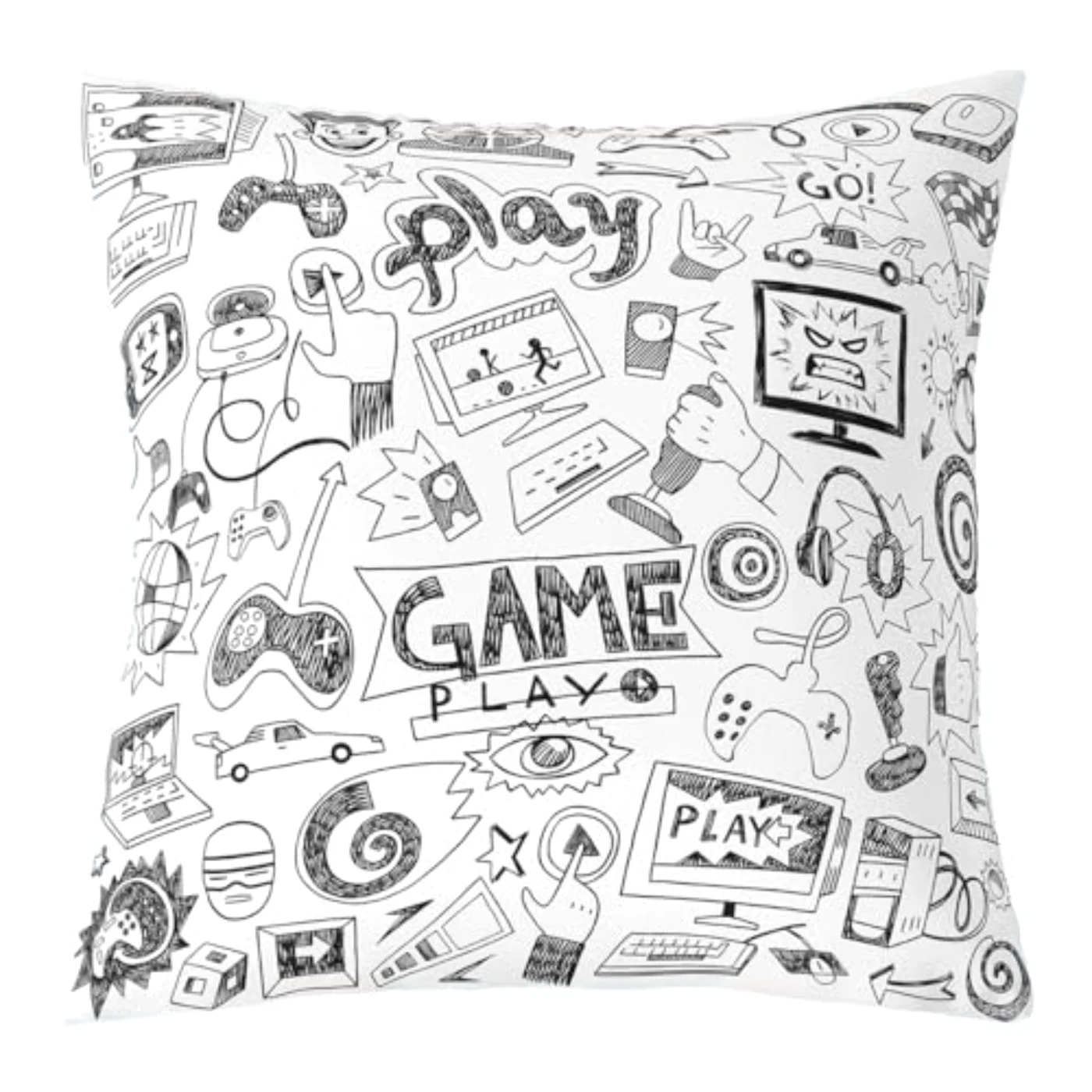 Gaming Cushion Case X18 Pillow Covers