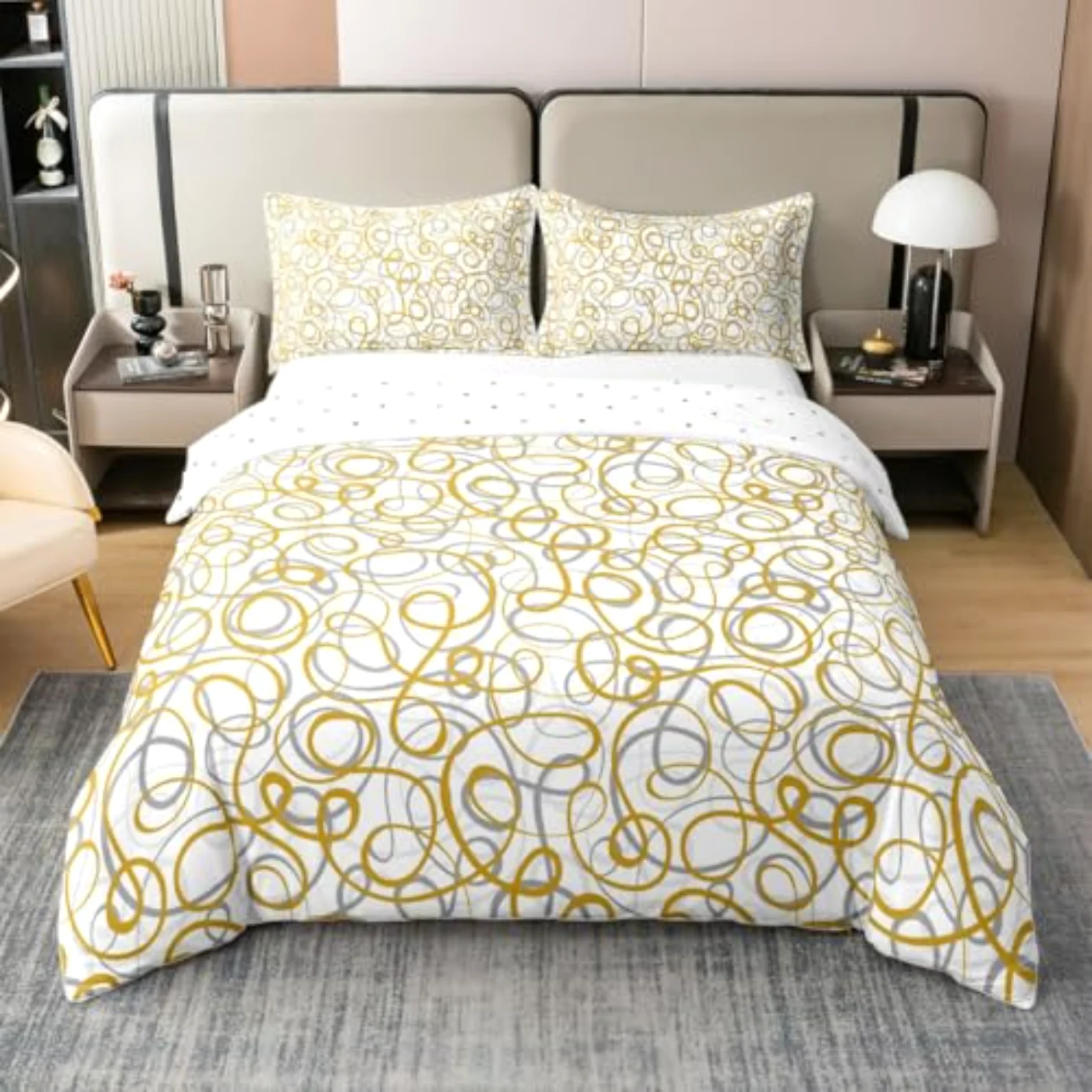 Geometric Cotton Abstract Kids Boys Duvet Cover, Queen