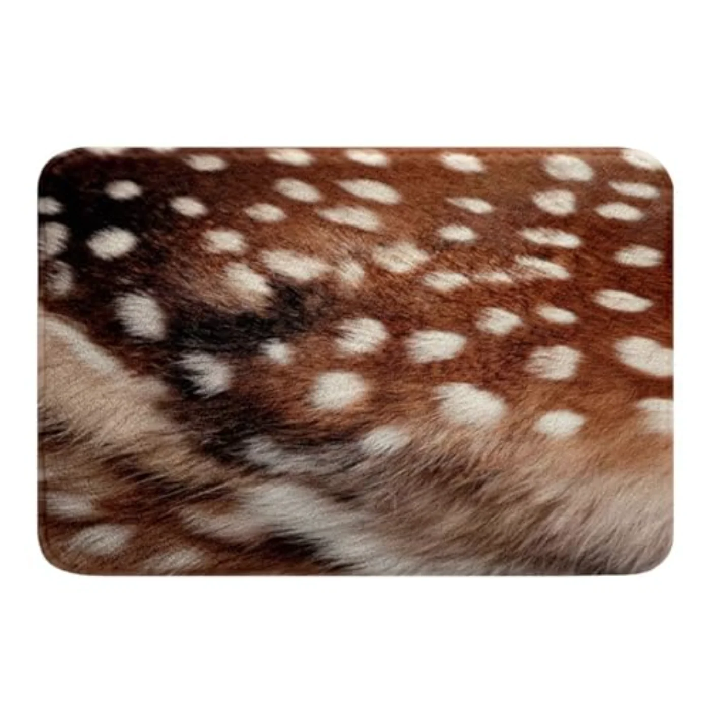 Elk Deer Print Bathroom Rugs Rug