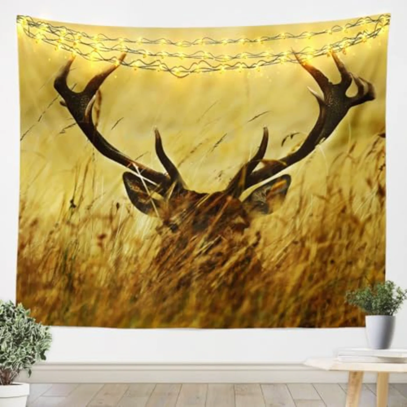 Antler Tapestry Wall Hanging
