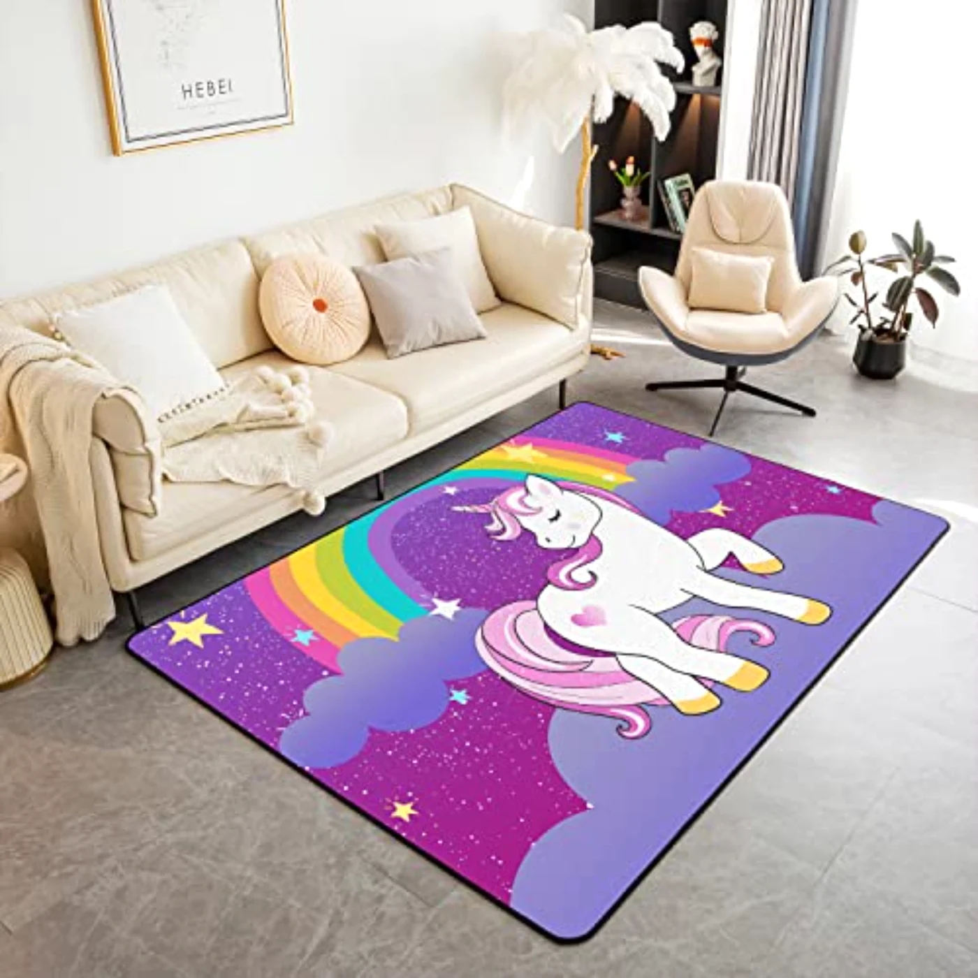 Unicorn Rugs Girls X Rug