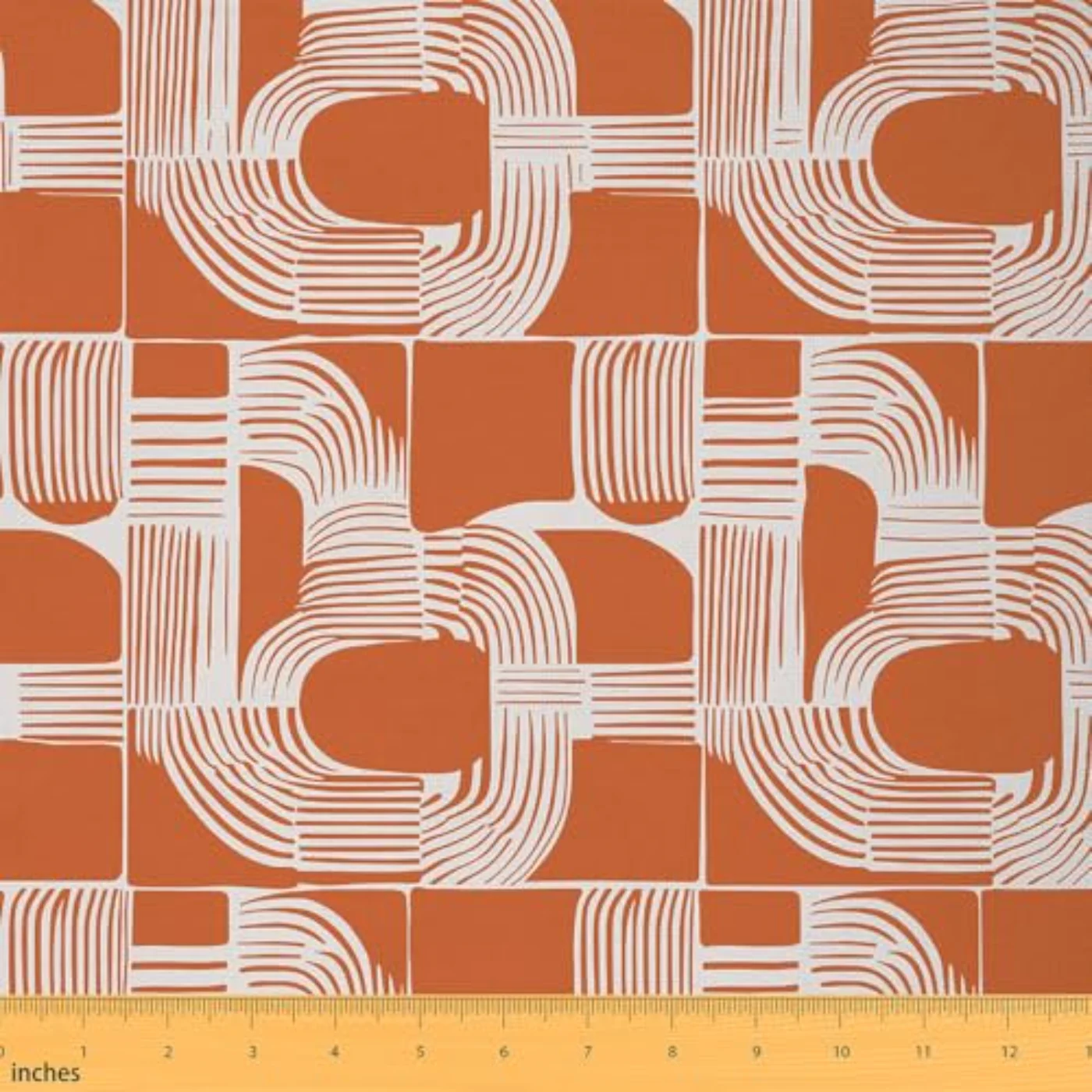 Mid Century Waterproof, Rust & Terracotta