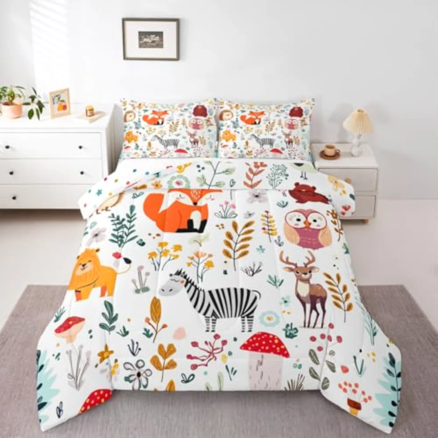Kids Fox Comforter Set, Twin