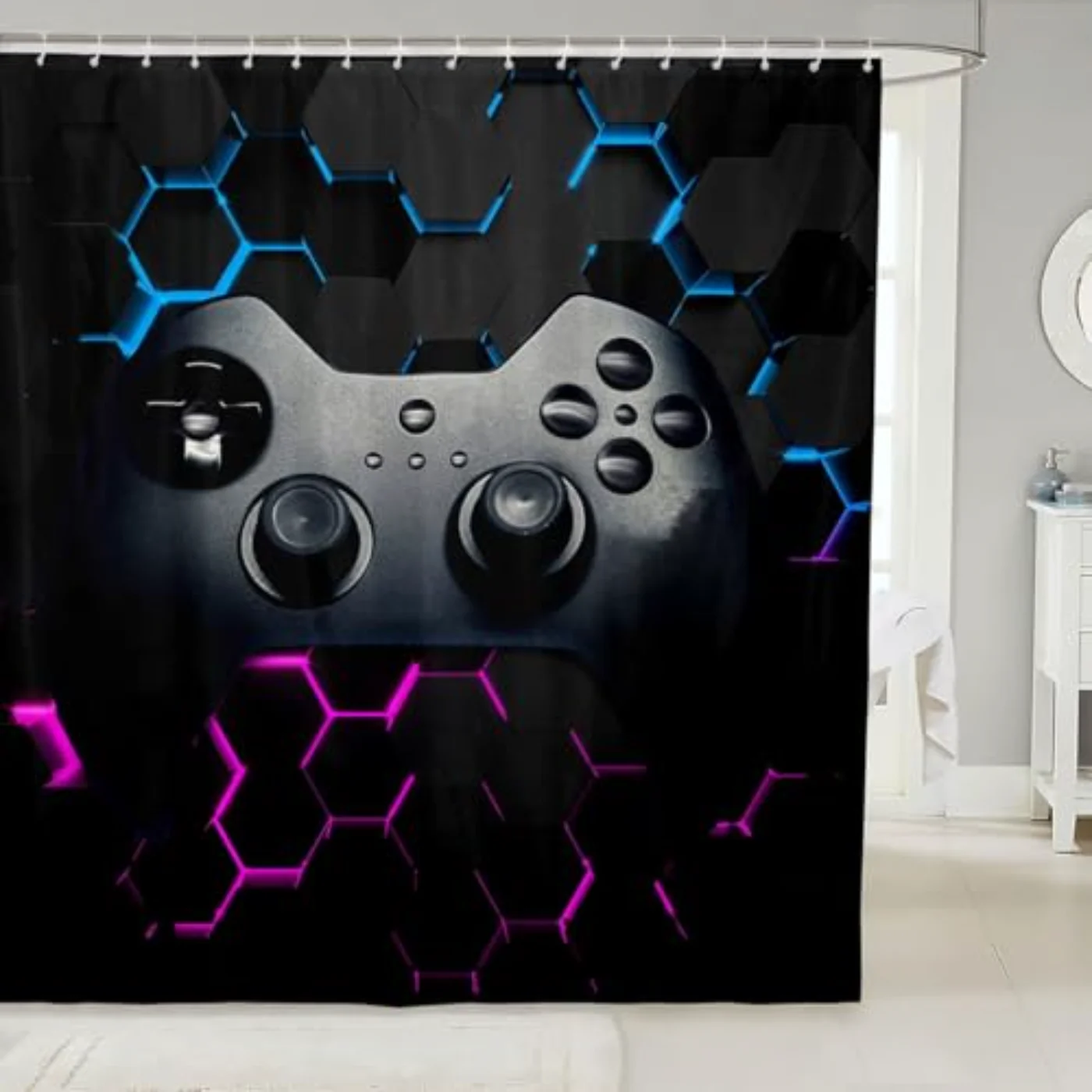 Boys Game Shower Curtain Shower Curtain