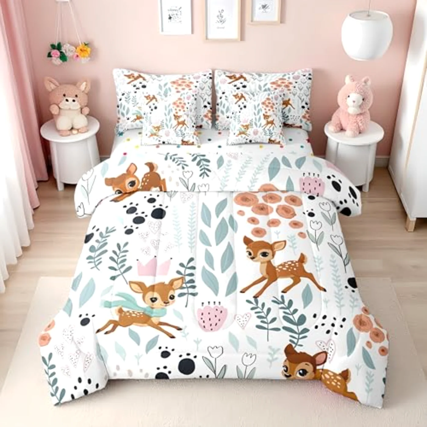 Kids Deer Comforter Set, Twin