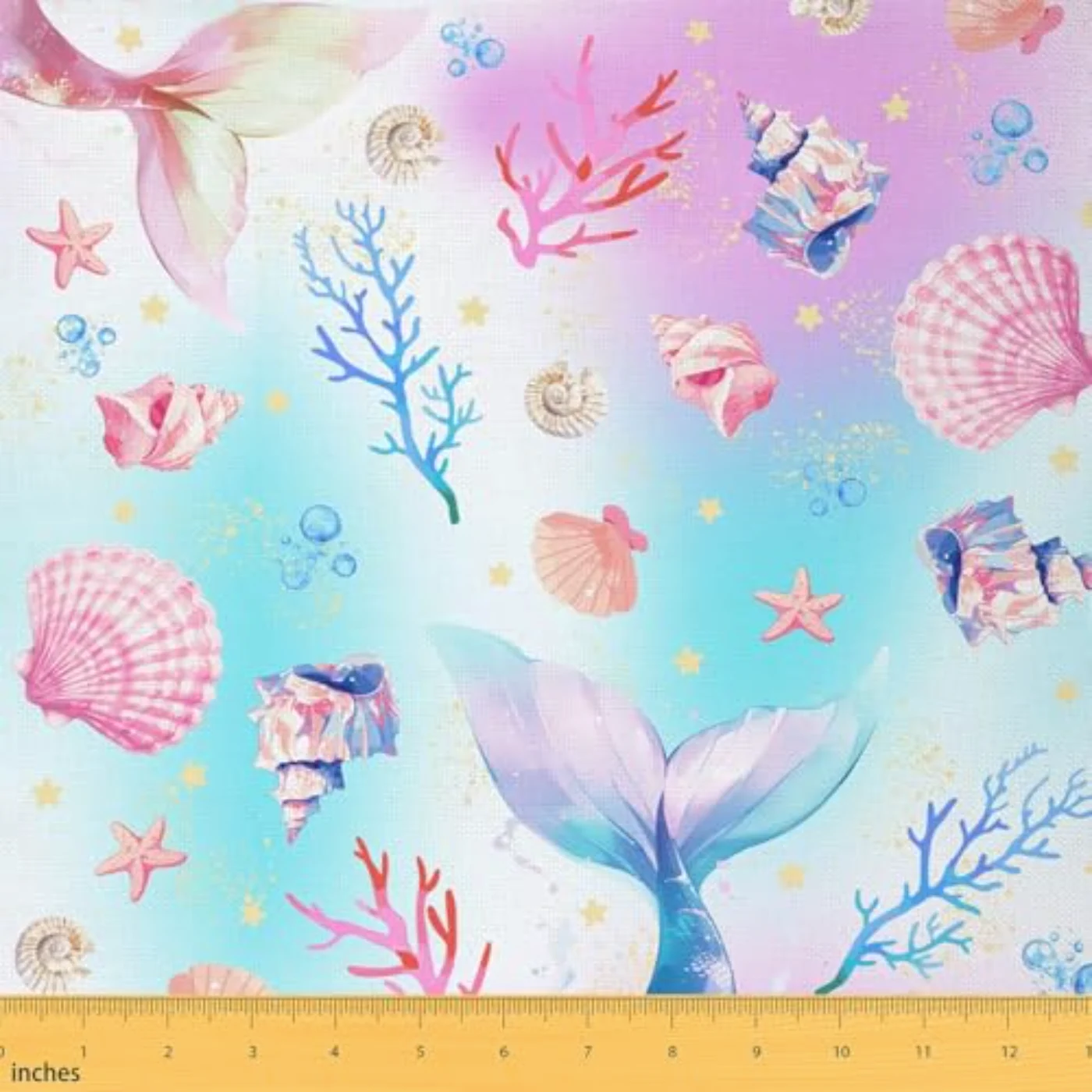 Mermaid Upholstery Fabric By Yard Comforter Set