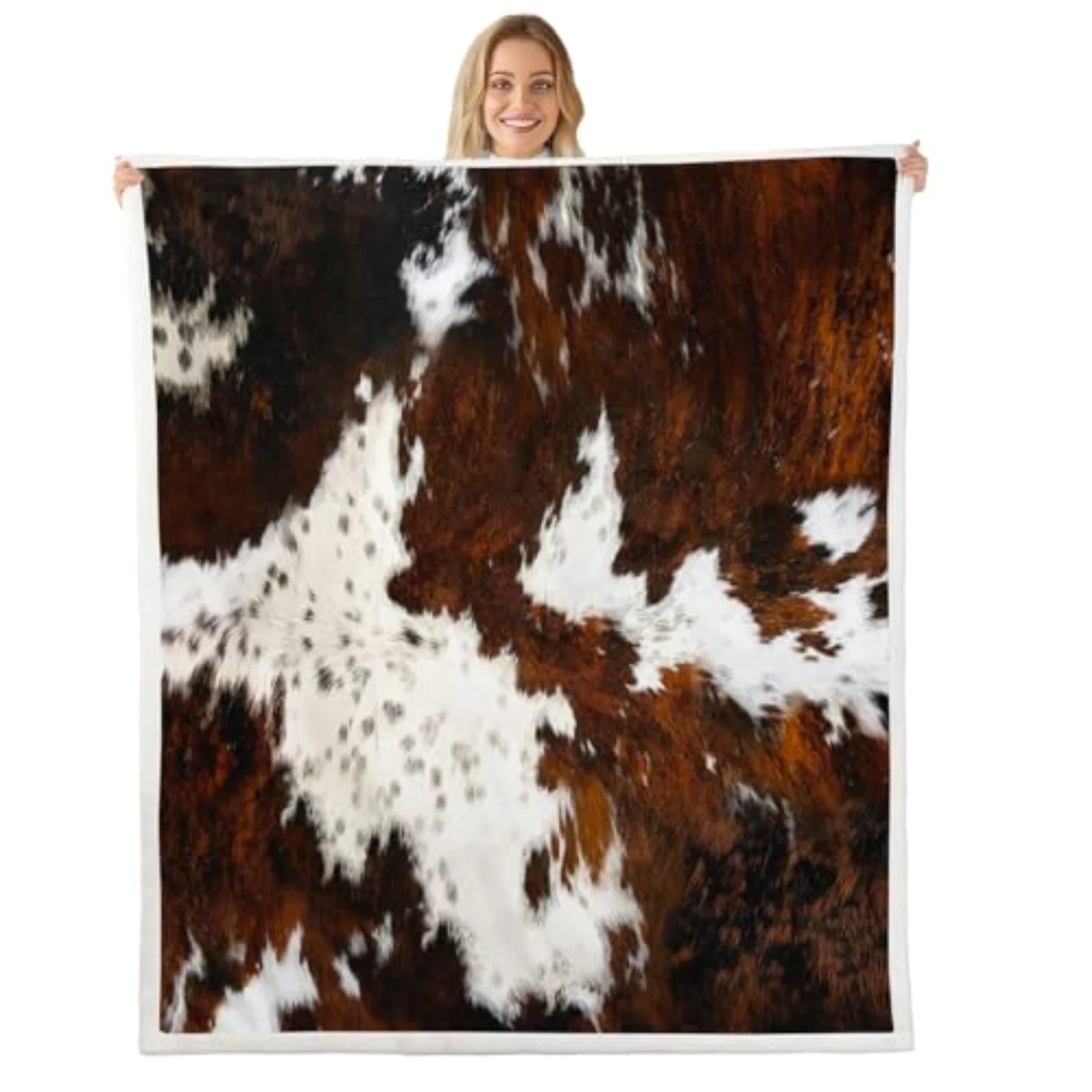 Milk Cow Print Throw Blanket Throw
