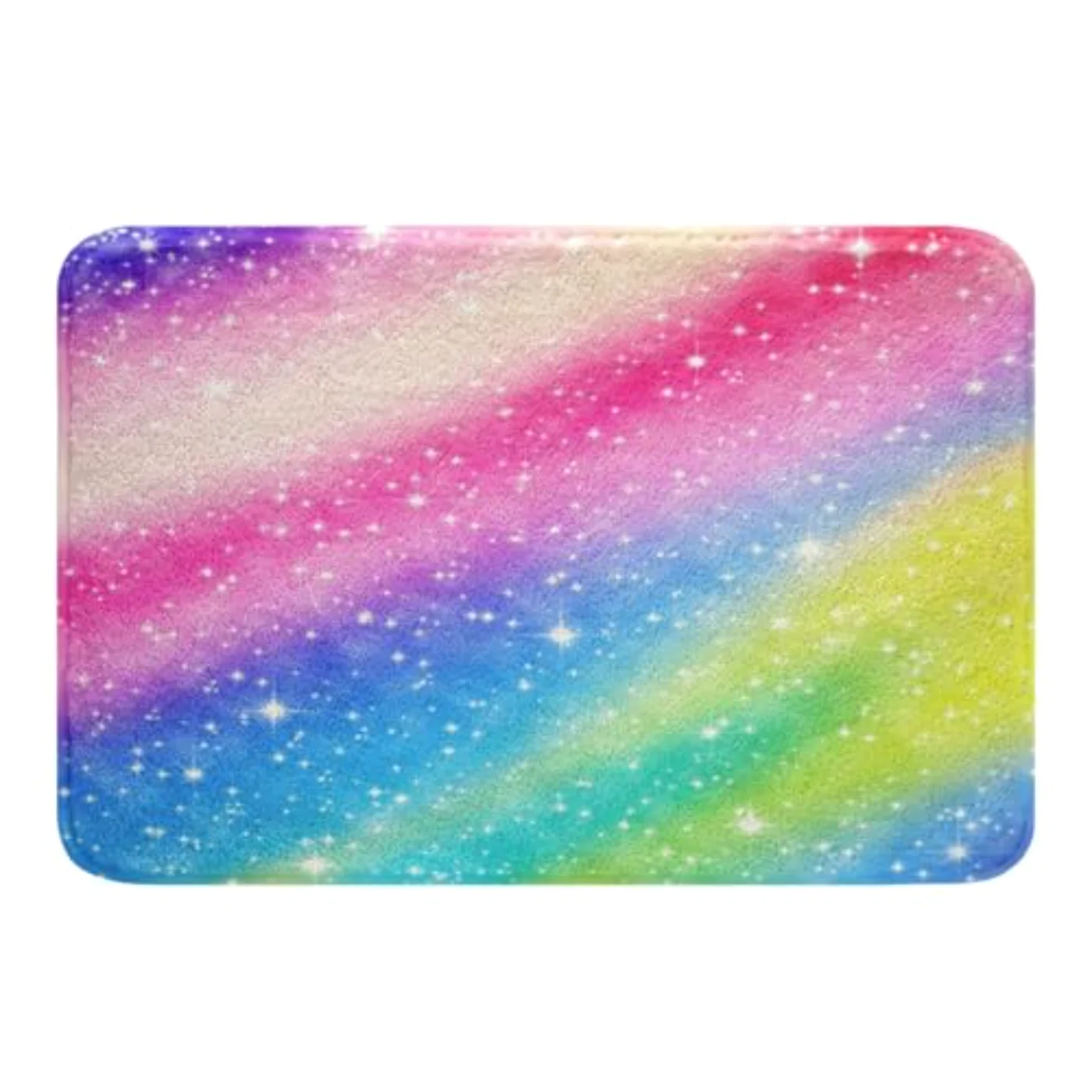 Girls Rainbow Bathroom Rugs Colorful Rug