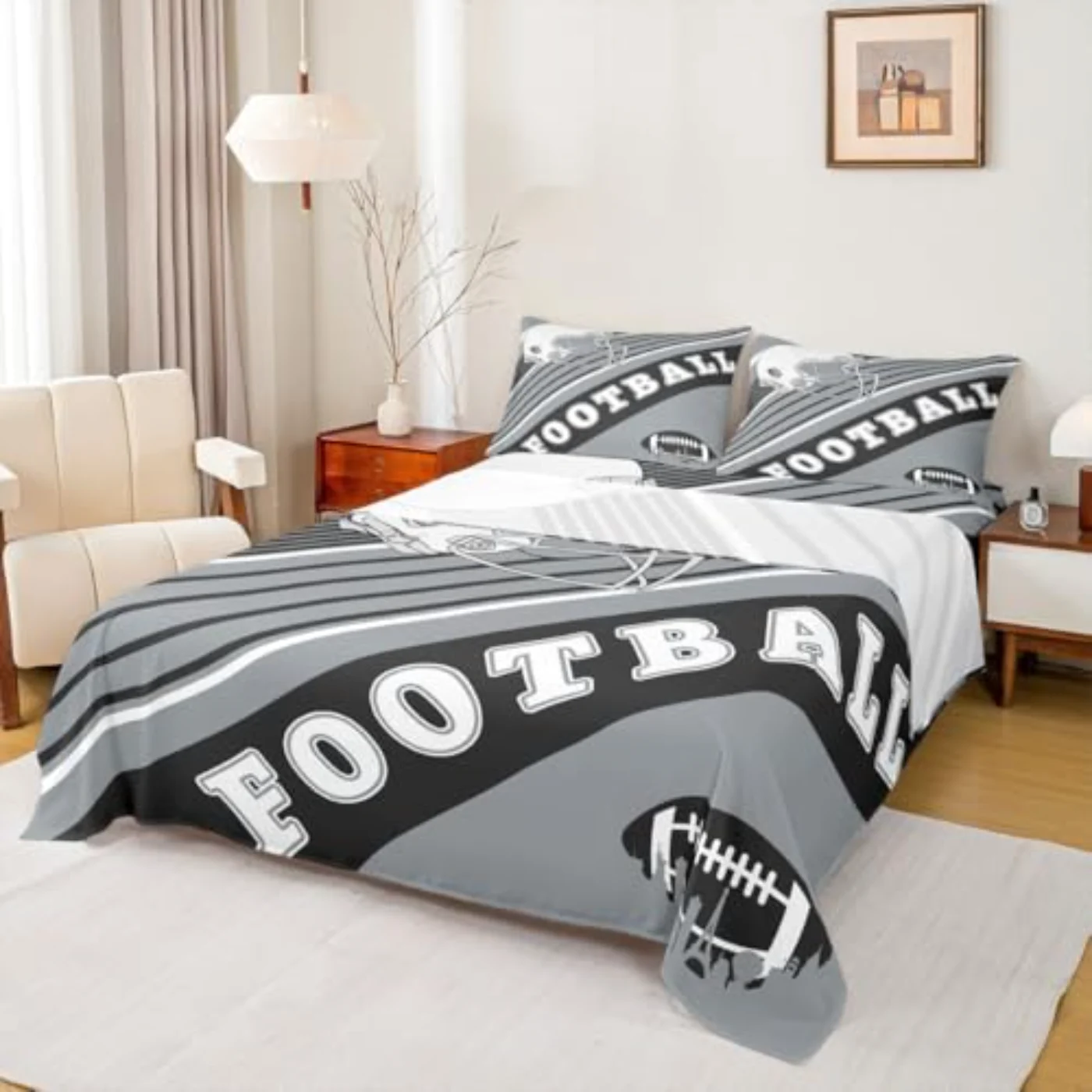 Boys Gridiron Style Sheets Sheet Set, Queen