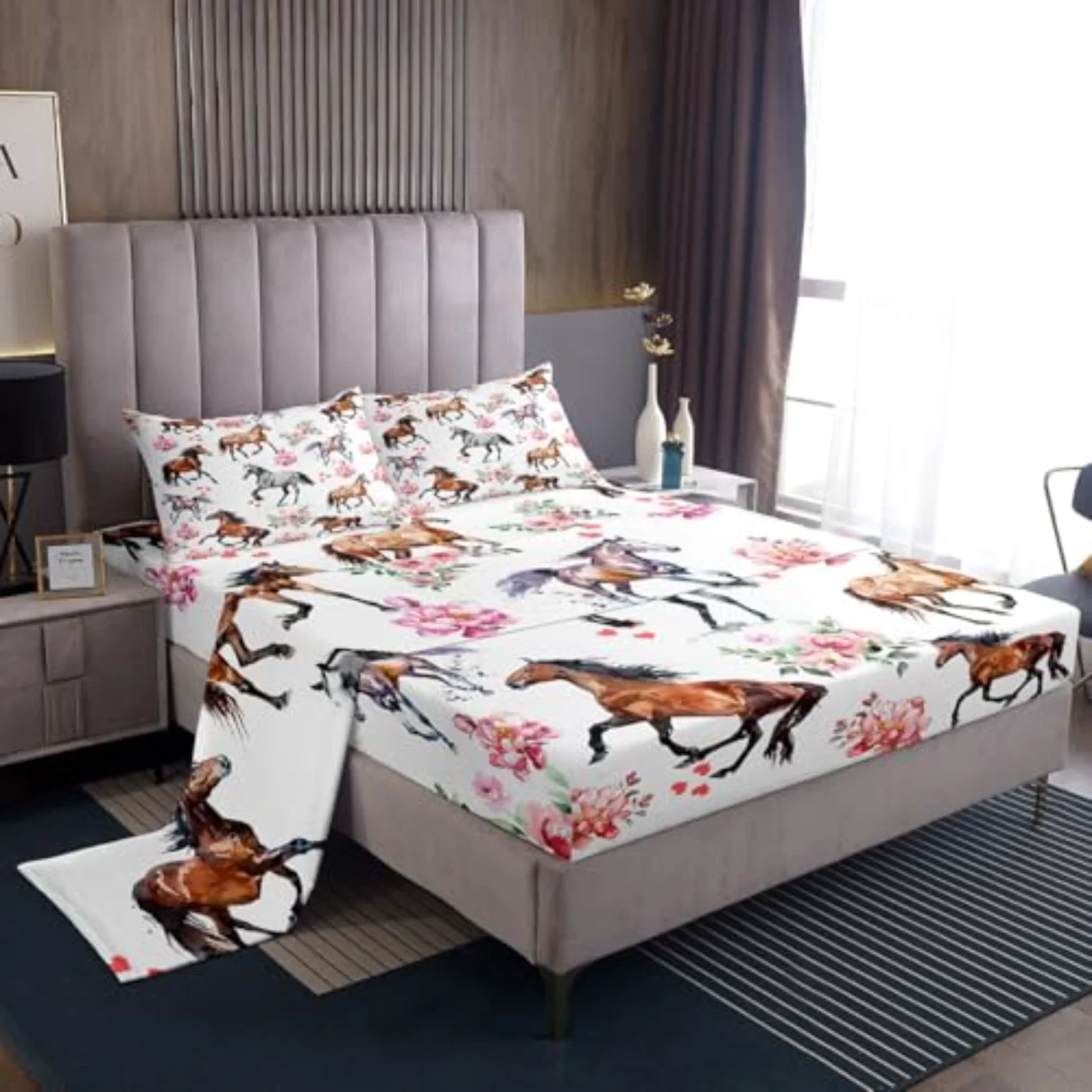 Western Horse Kids - Romantic Sheet Set, Twin