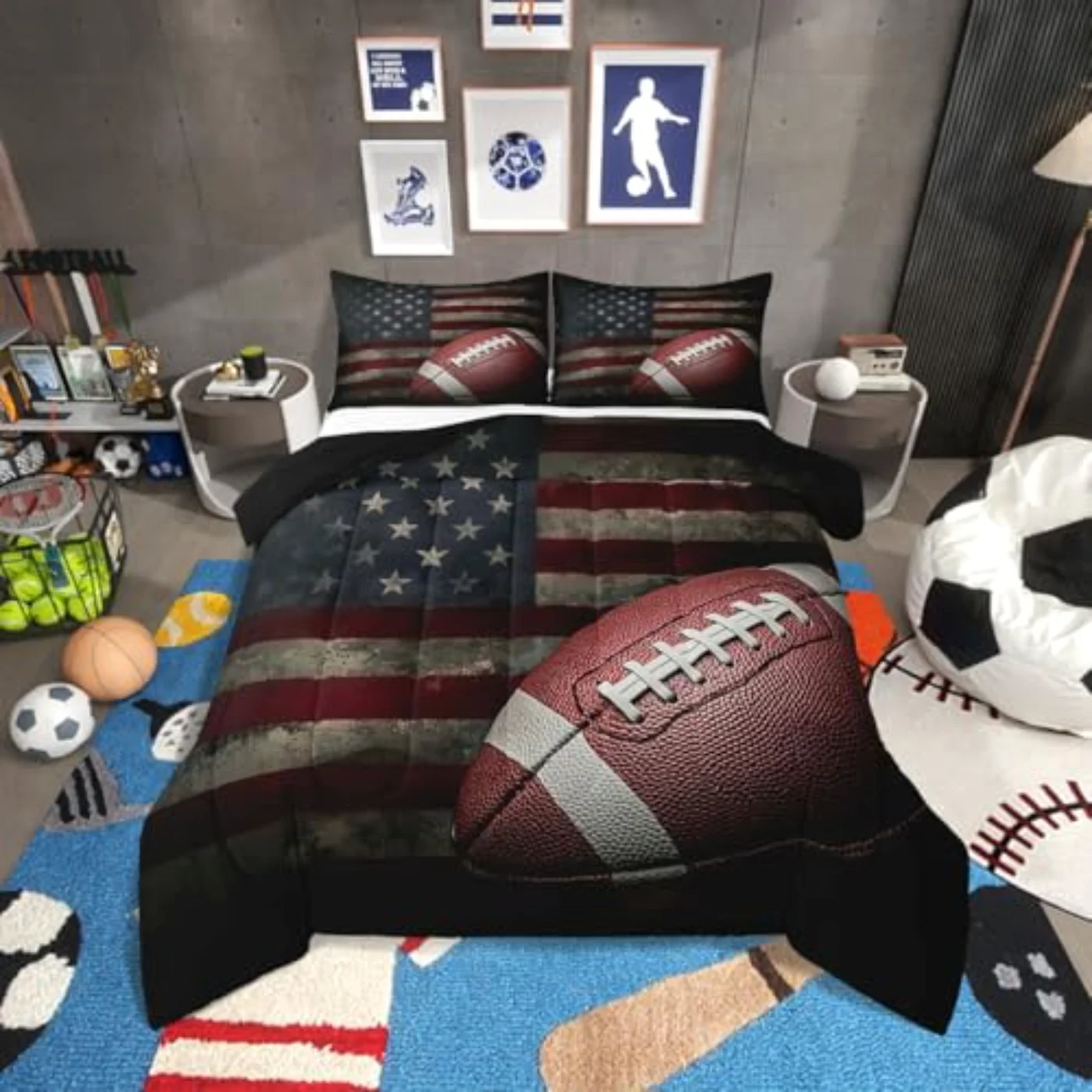 American Flag Comforter Set, Twin
