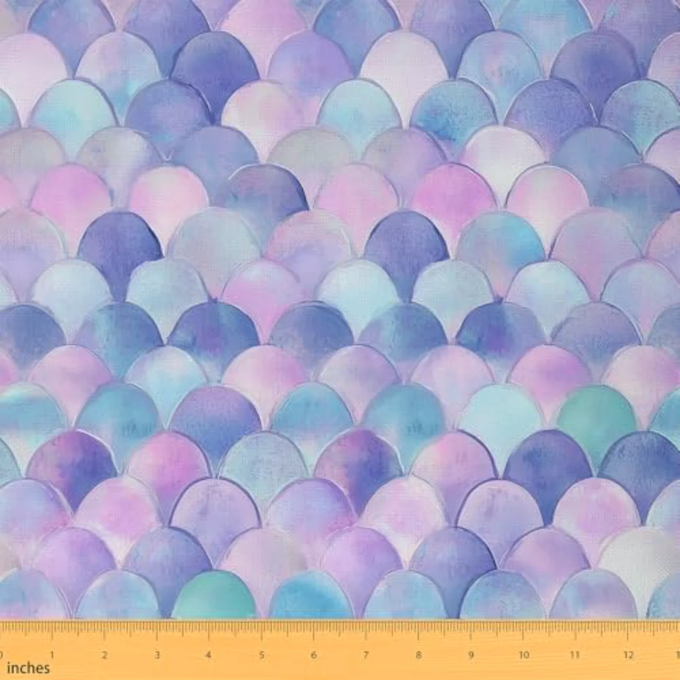 Mermaid Scales Fabric By Yard Comforter Set