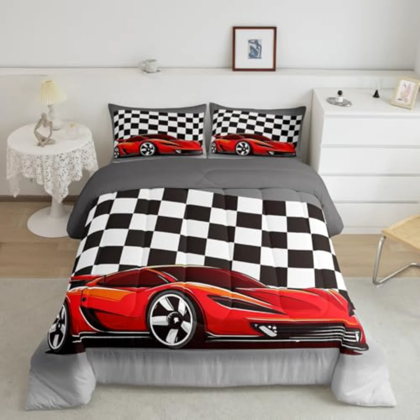 Racing Car Quilt, Twin