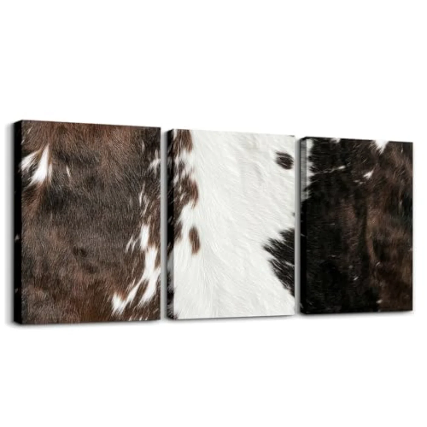 Cowhide Canvas Wall Art X Wall Hanging