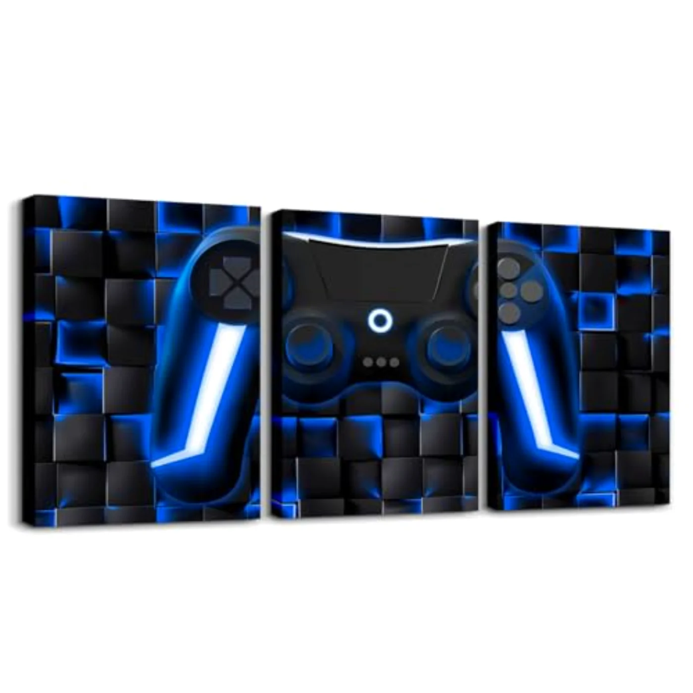 Gamer Wall Art Boys Indigo Wall Hanging