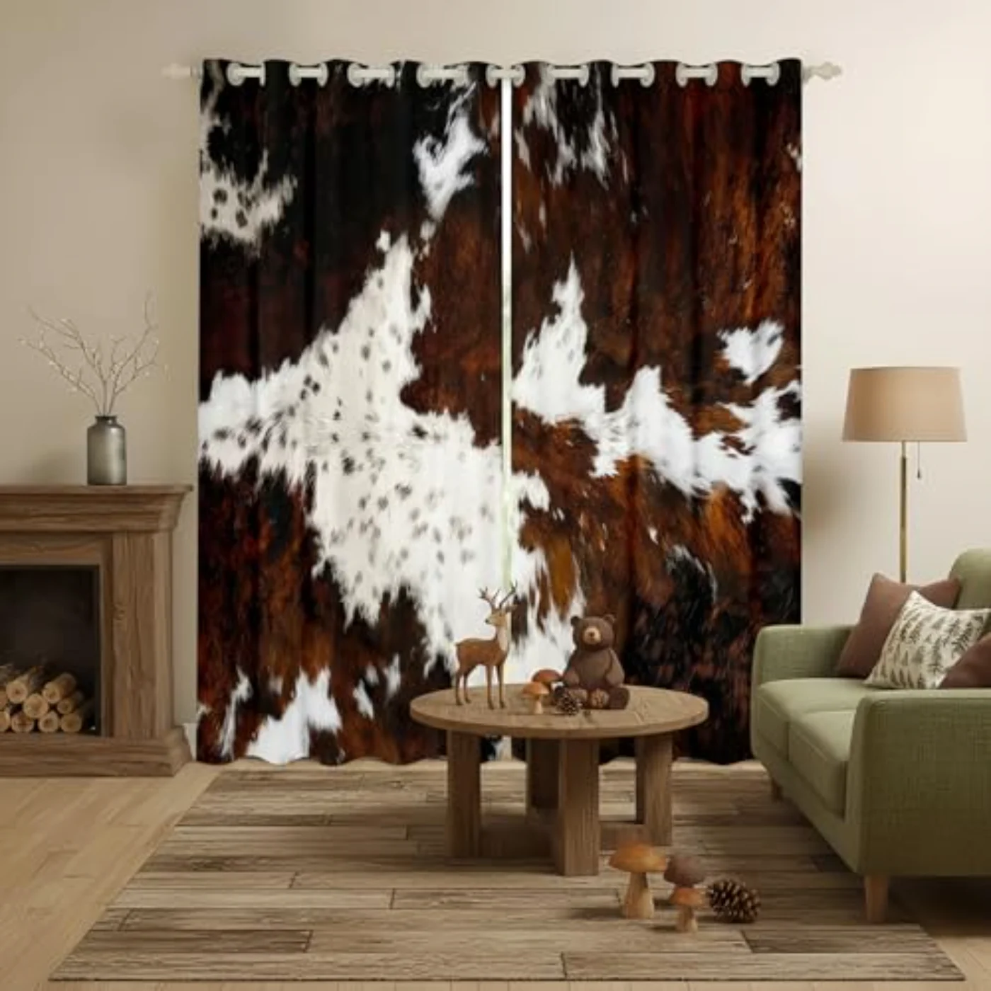 Milk Cow Print Blackout Curtains Curtains