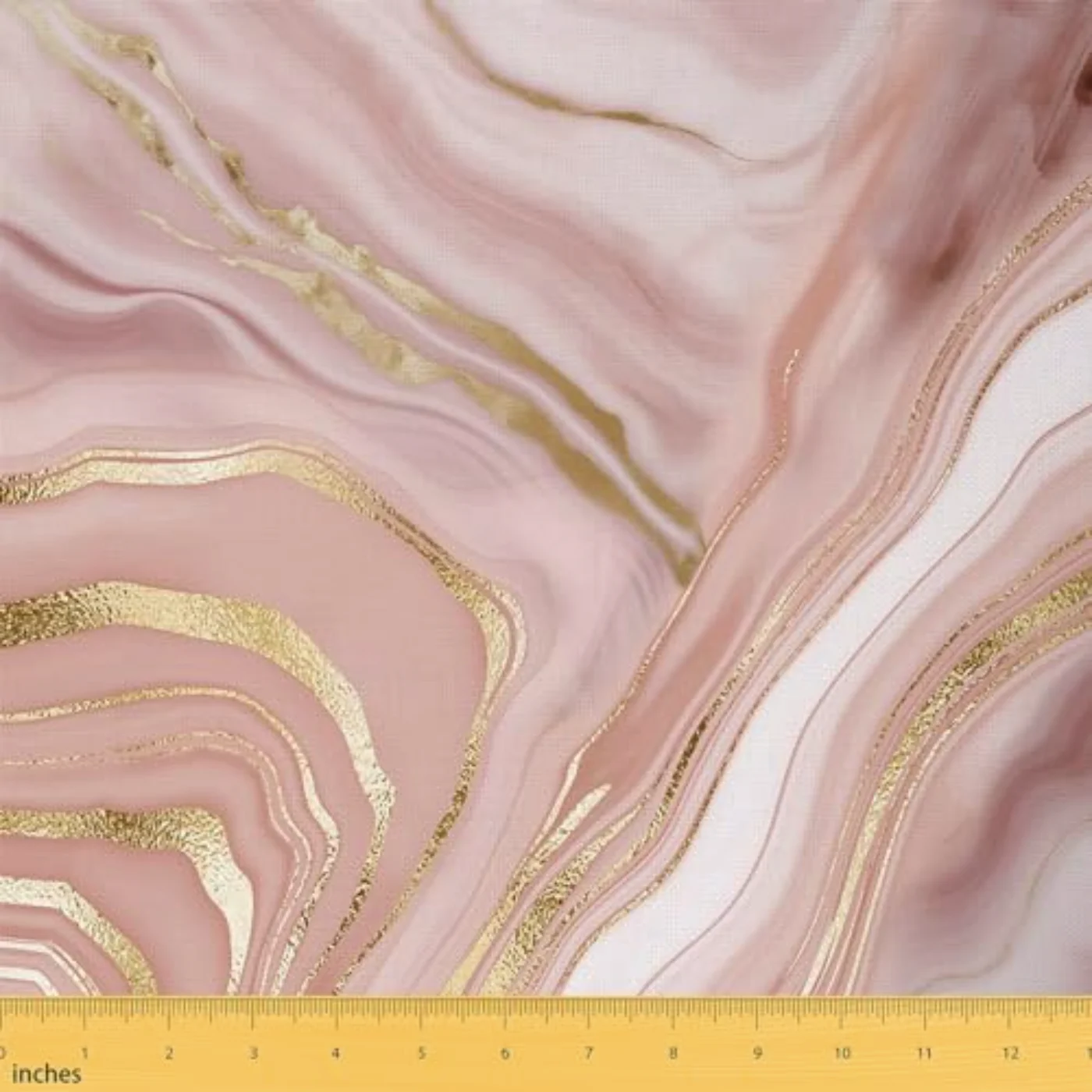 Pink Marble Decorative Fabric Comforter Set