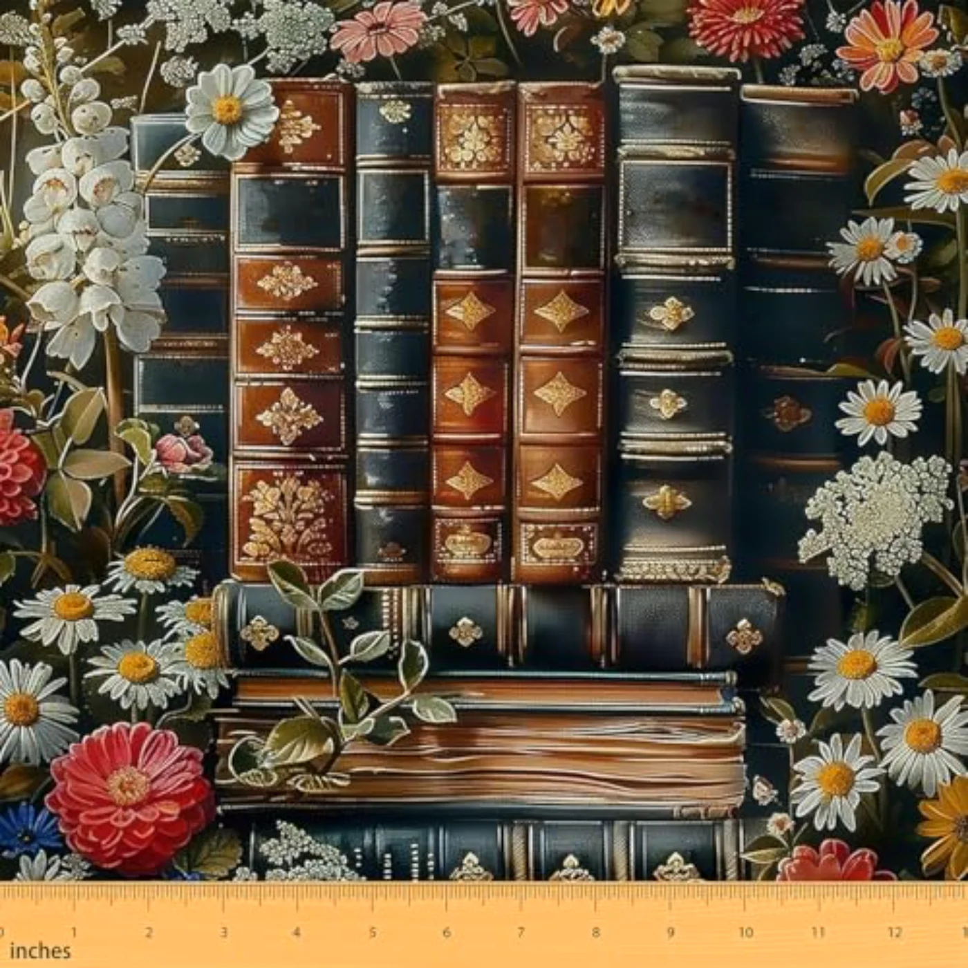 Bookshelf Fabric By Yard Comforter Set
