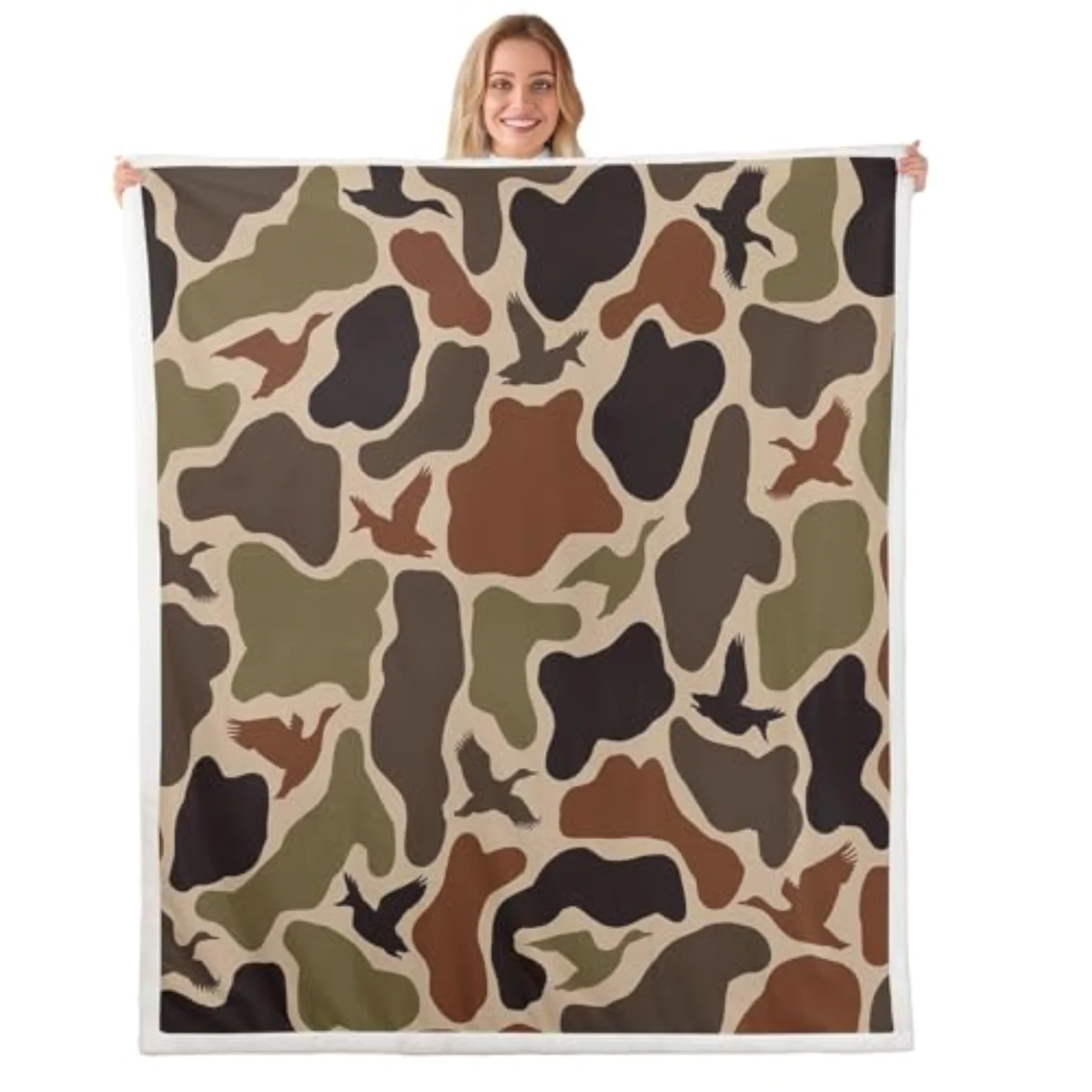 Duck Hunting Fleece Blanket Baby Throw