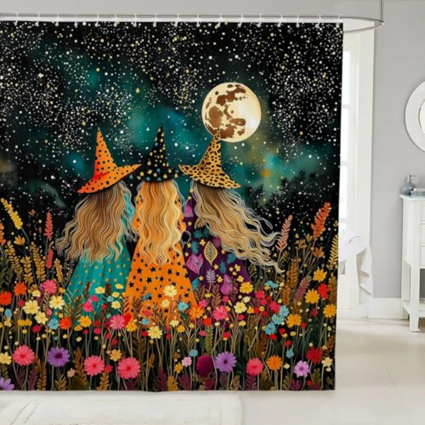 Fantasy Witchy Shower Curtain Wx78 Shower Curtain