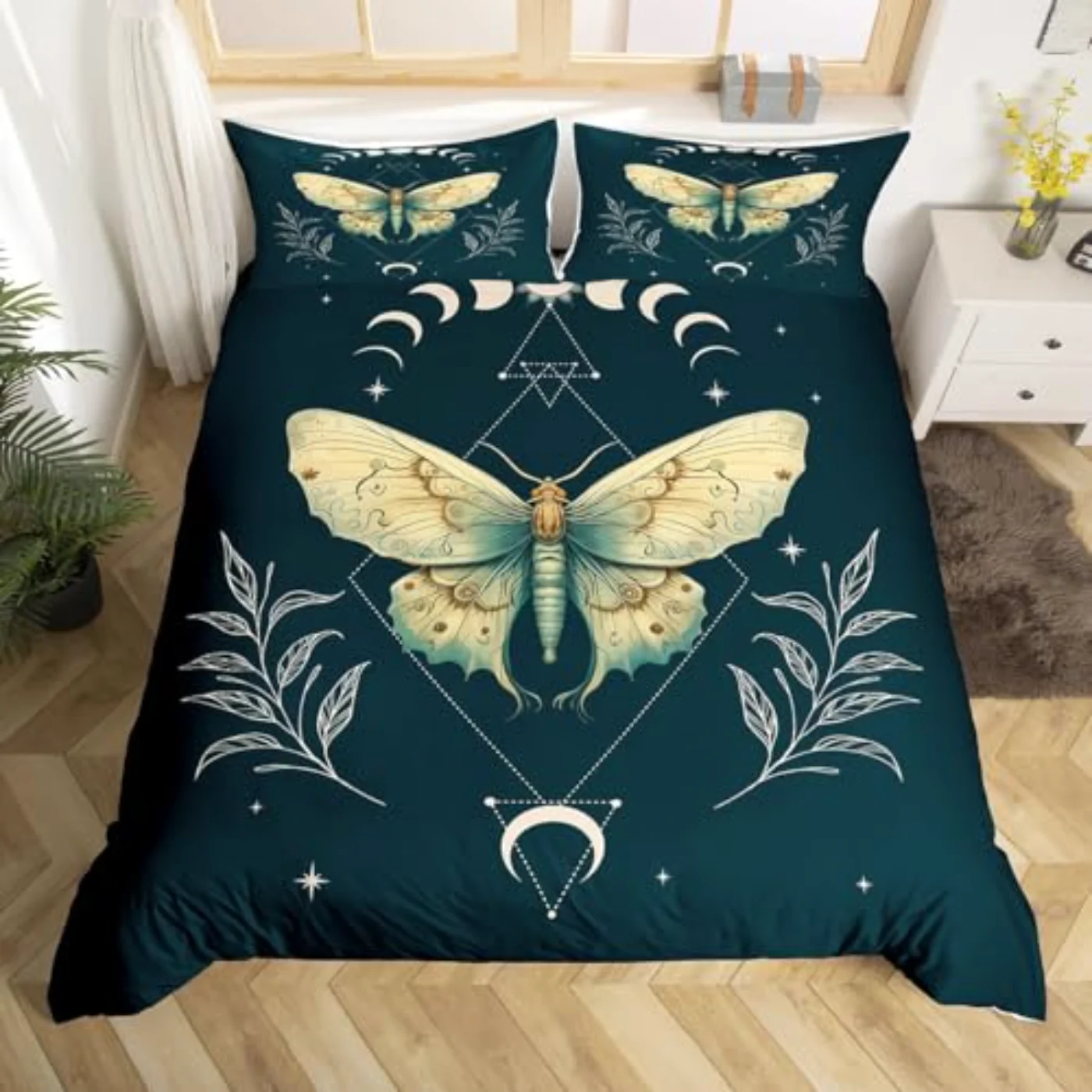 Death Moth Duvet Cover, Twin