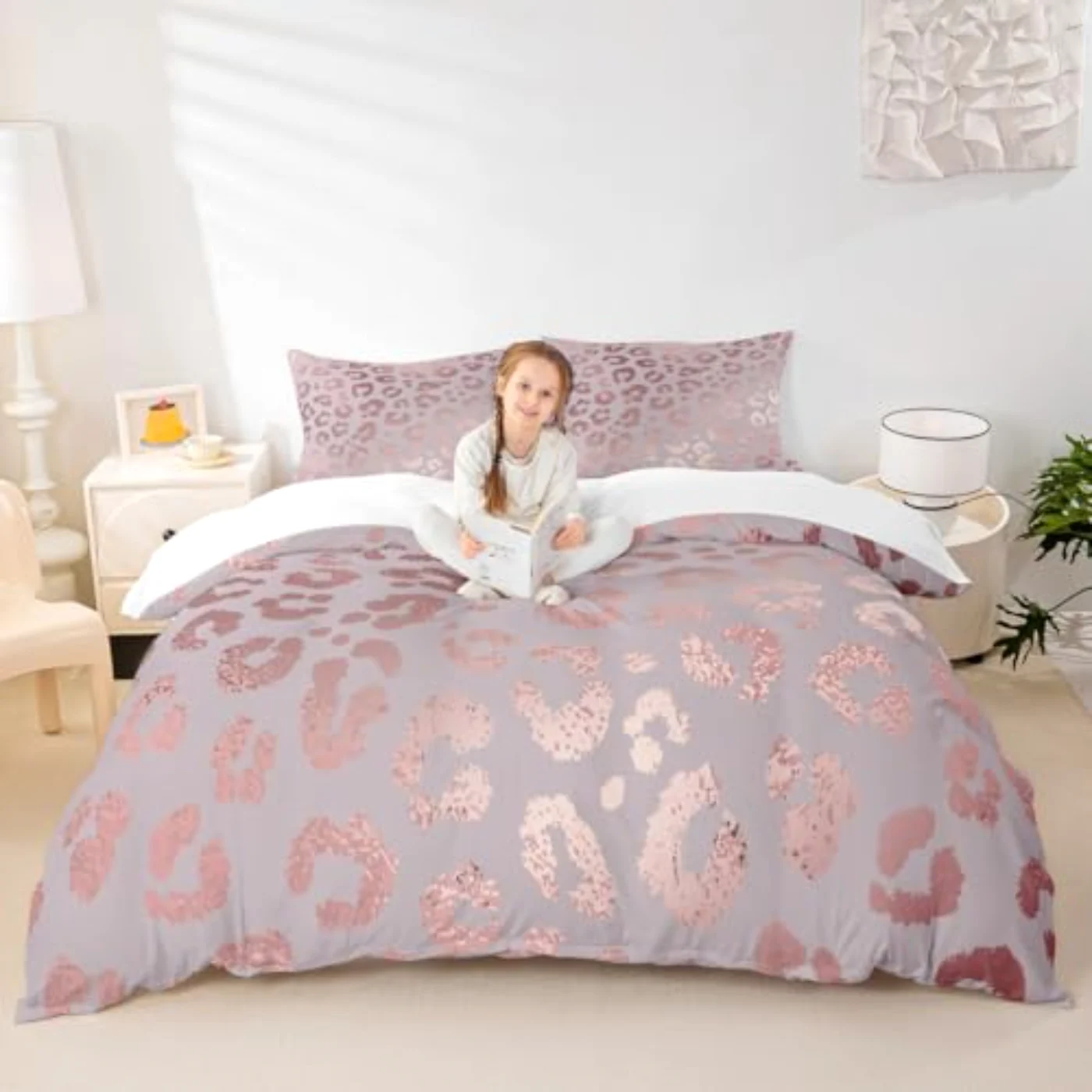 Cheetah Print Duvet Cover, Queen
