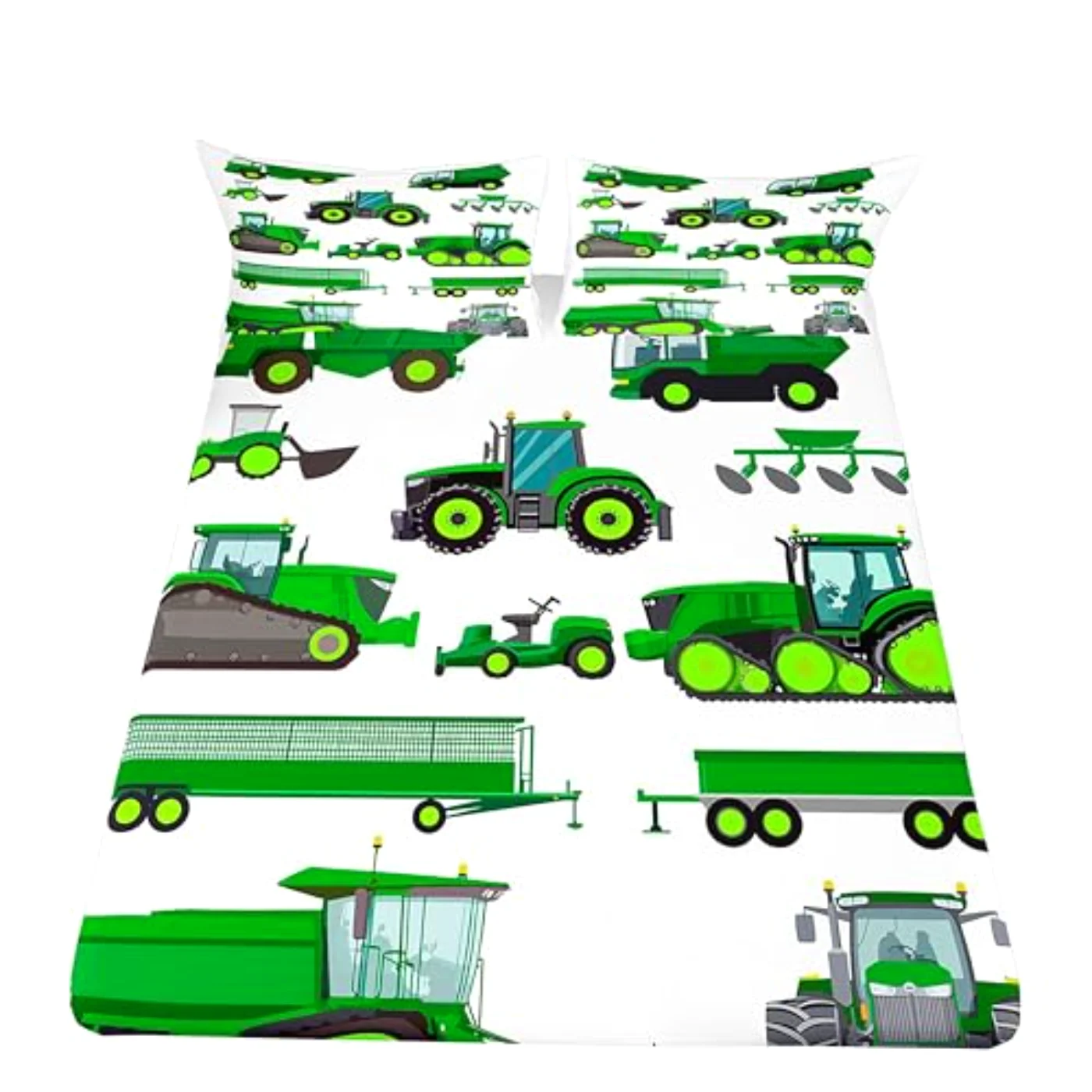 Kids Cartoon Car Boys Construction Sheet Set, Full