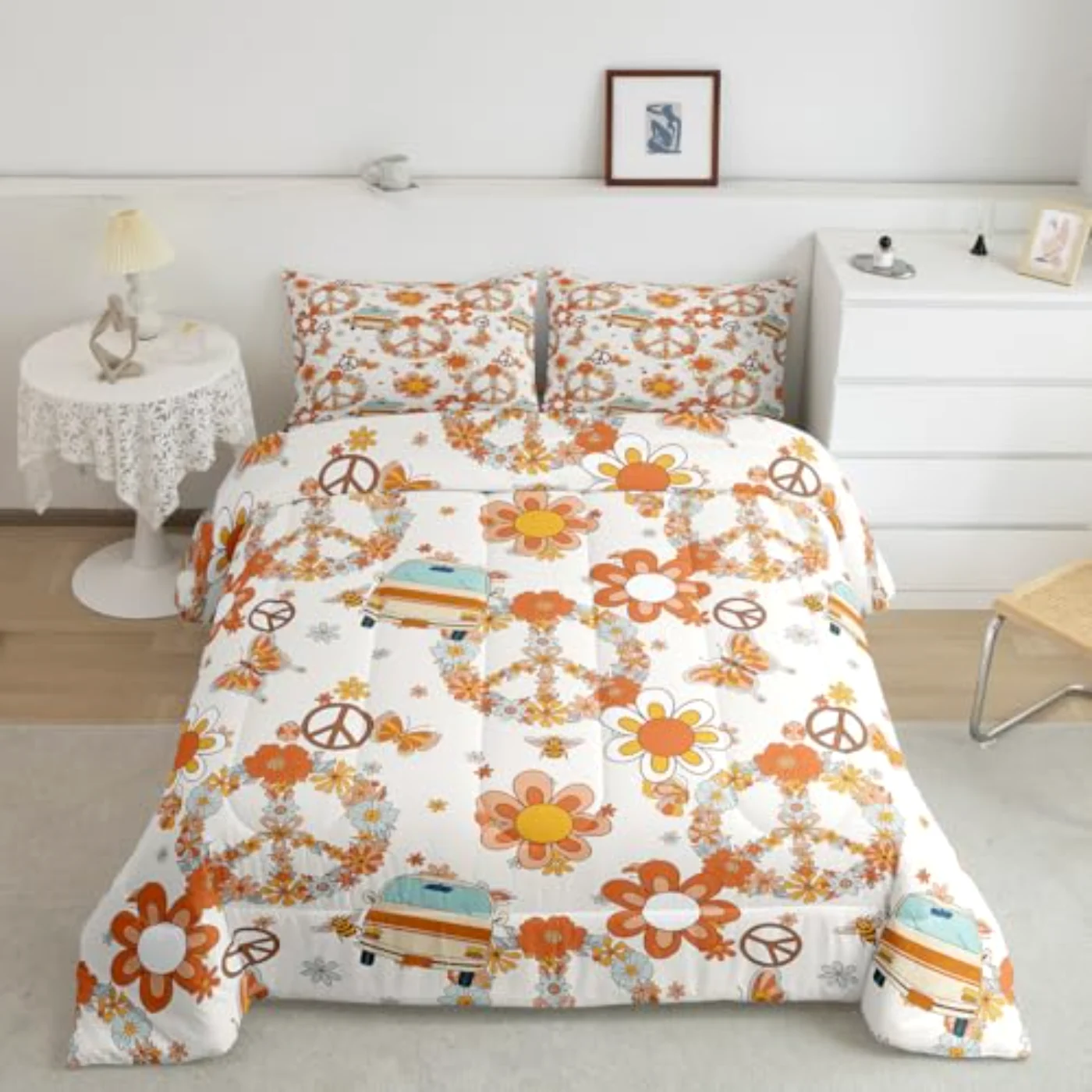 Groovy Girls S Retro Psychedelic Comforter Set, Twin