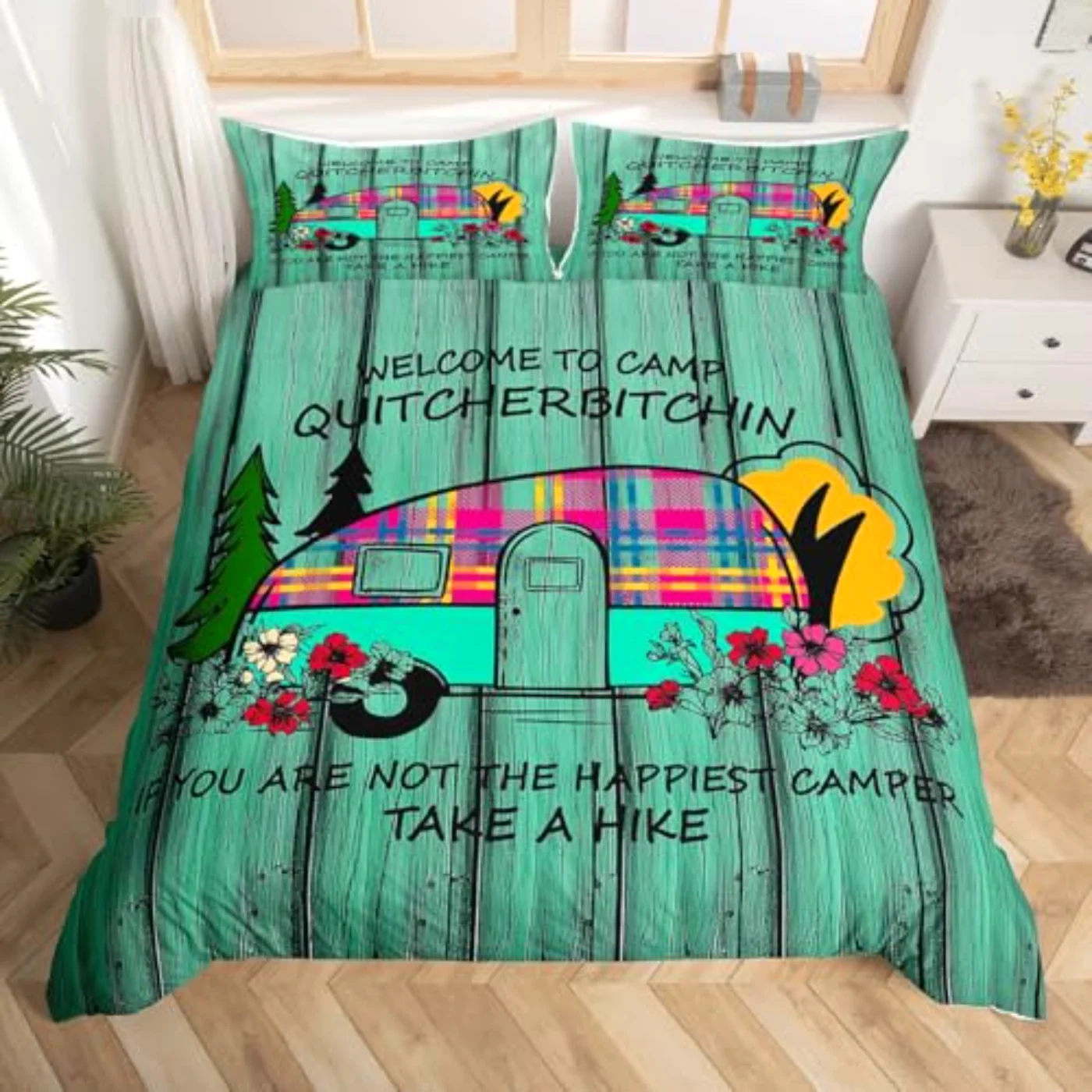 Camping Duvet Cover, Twin