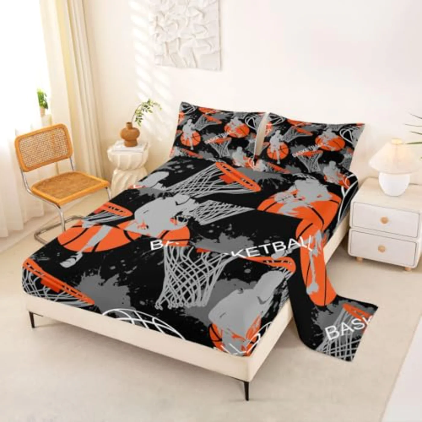 Basketball Sheets Kids Sheet Set, Full