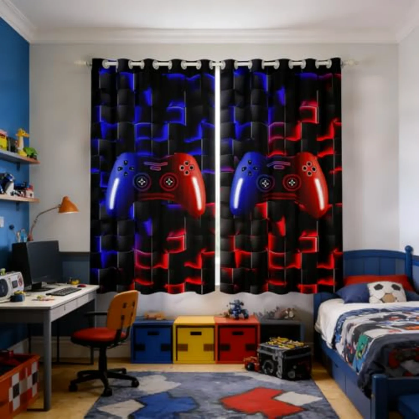 Gaming Curtains Boys Curtains