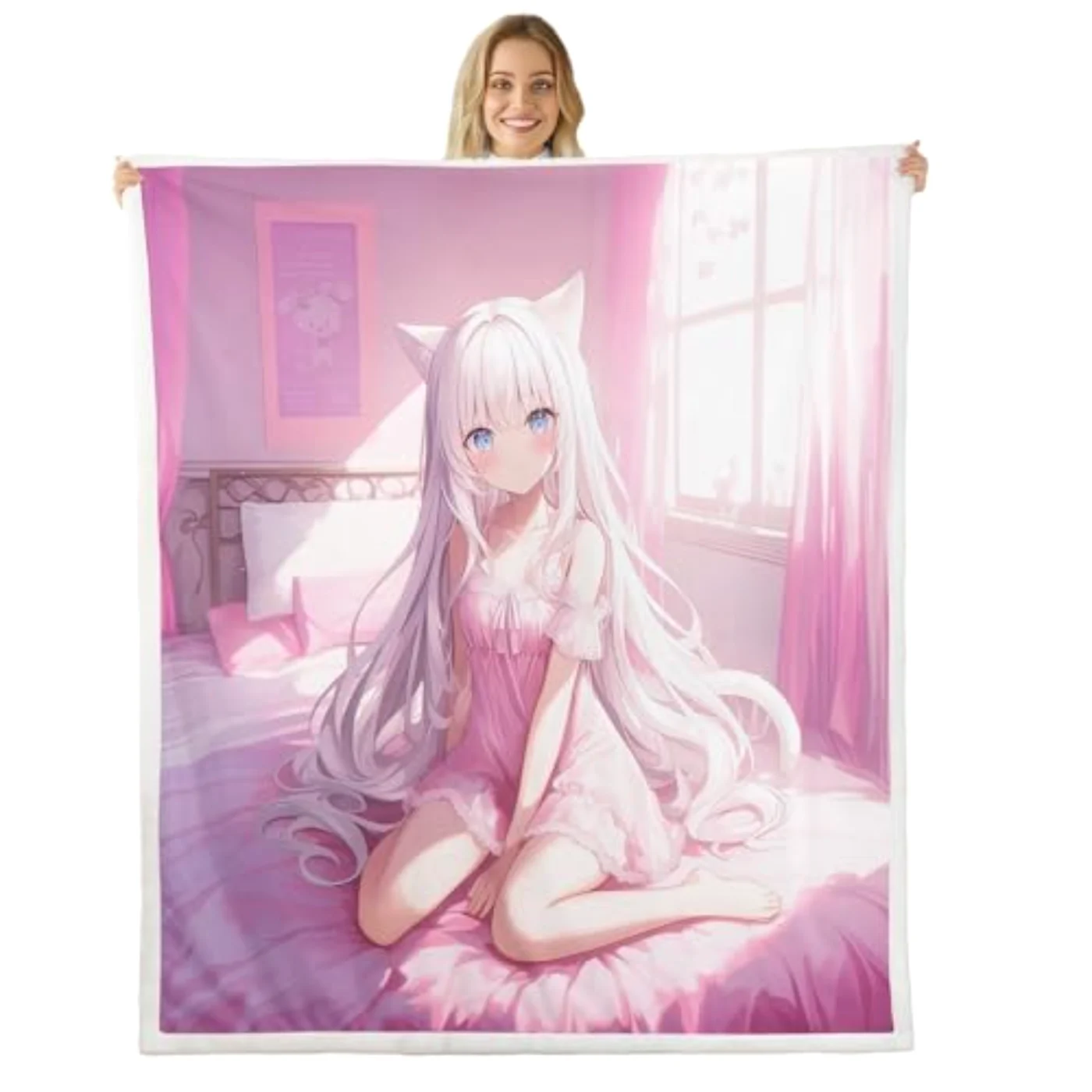 Throw Japanese Anime Fleece Sherpa Throw