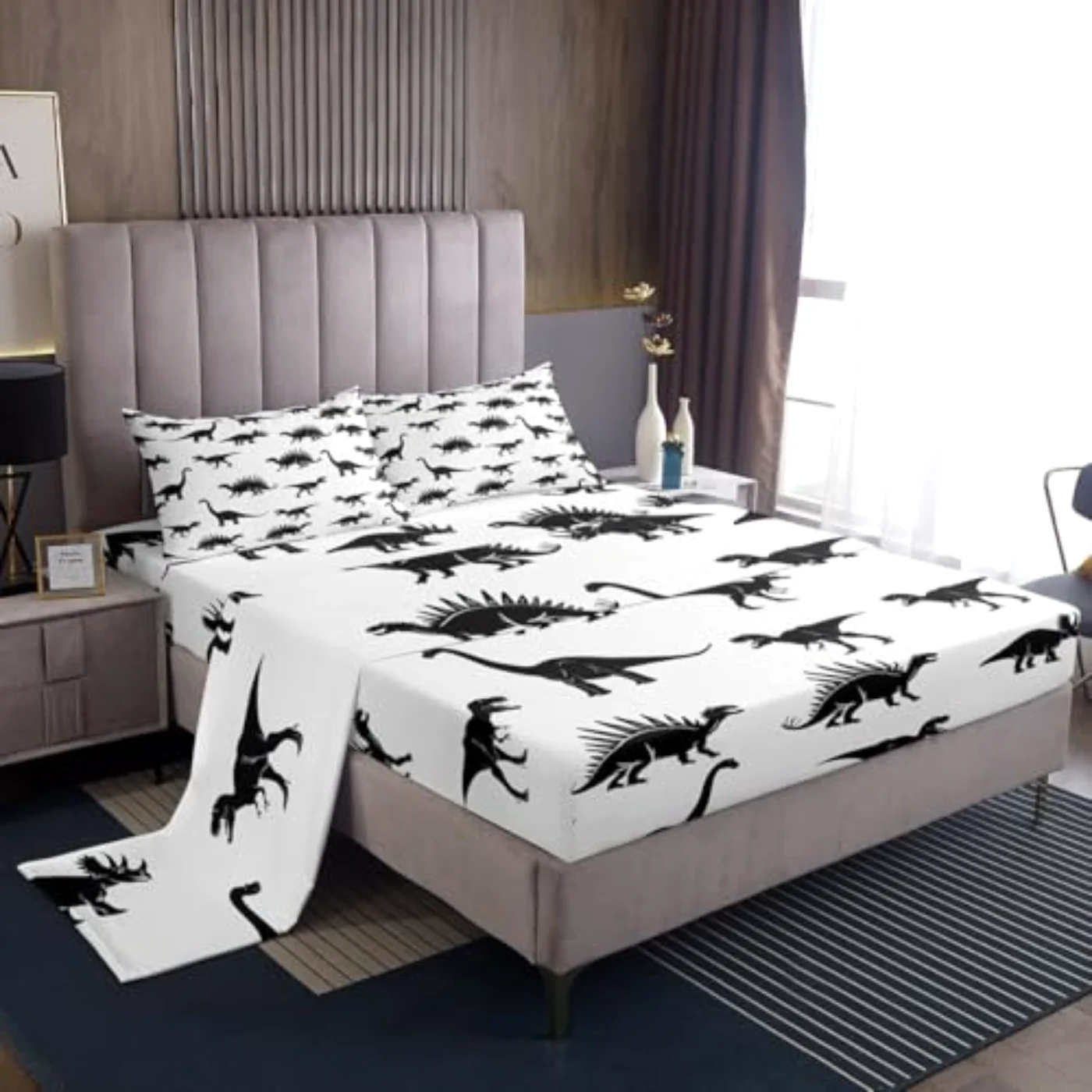 Boys Kids Dinosaur Sheet Set, Twin