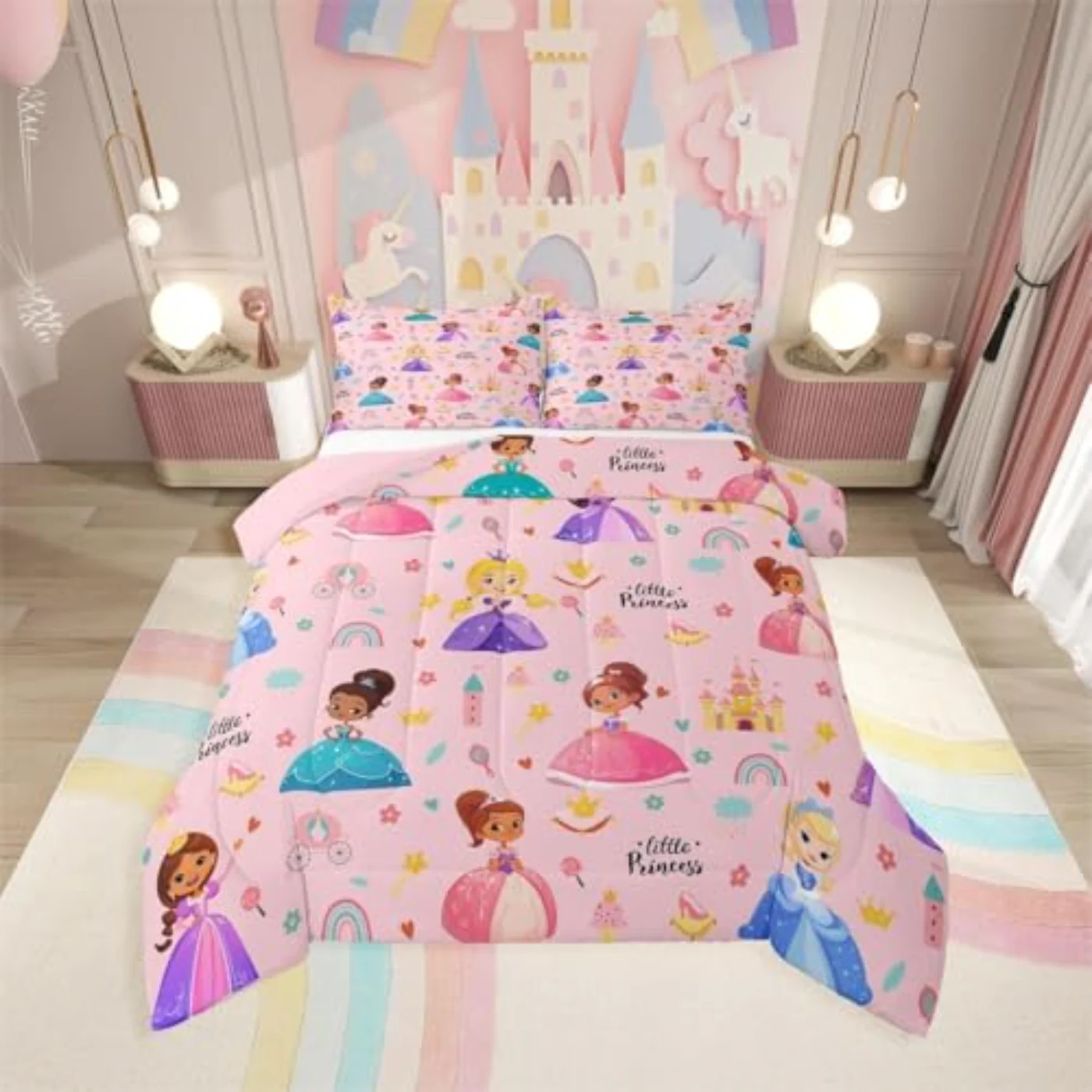Kids Magical Princess Quilt, Full