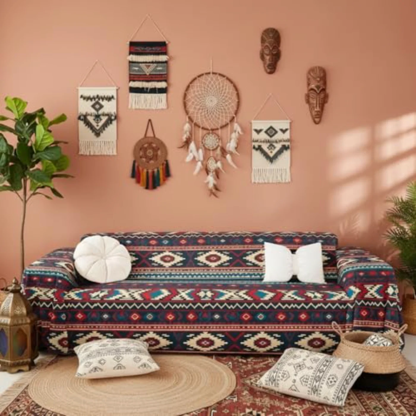 Tribal Couch X Boho Stripe Comforter Set