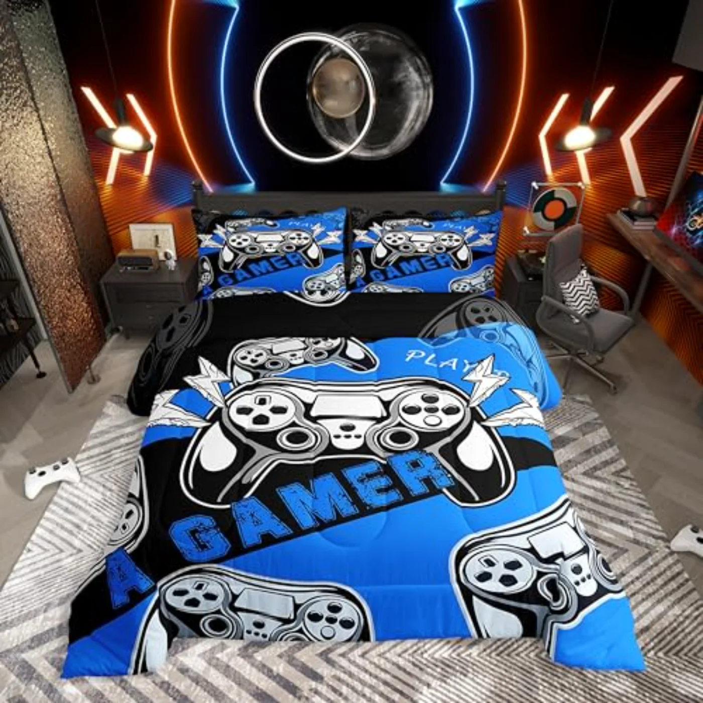 Gaming Boys Gamer Comforter Set, Queen